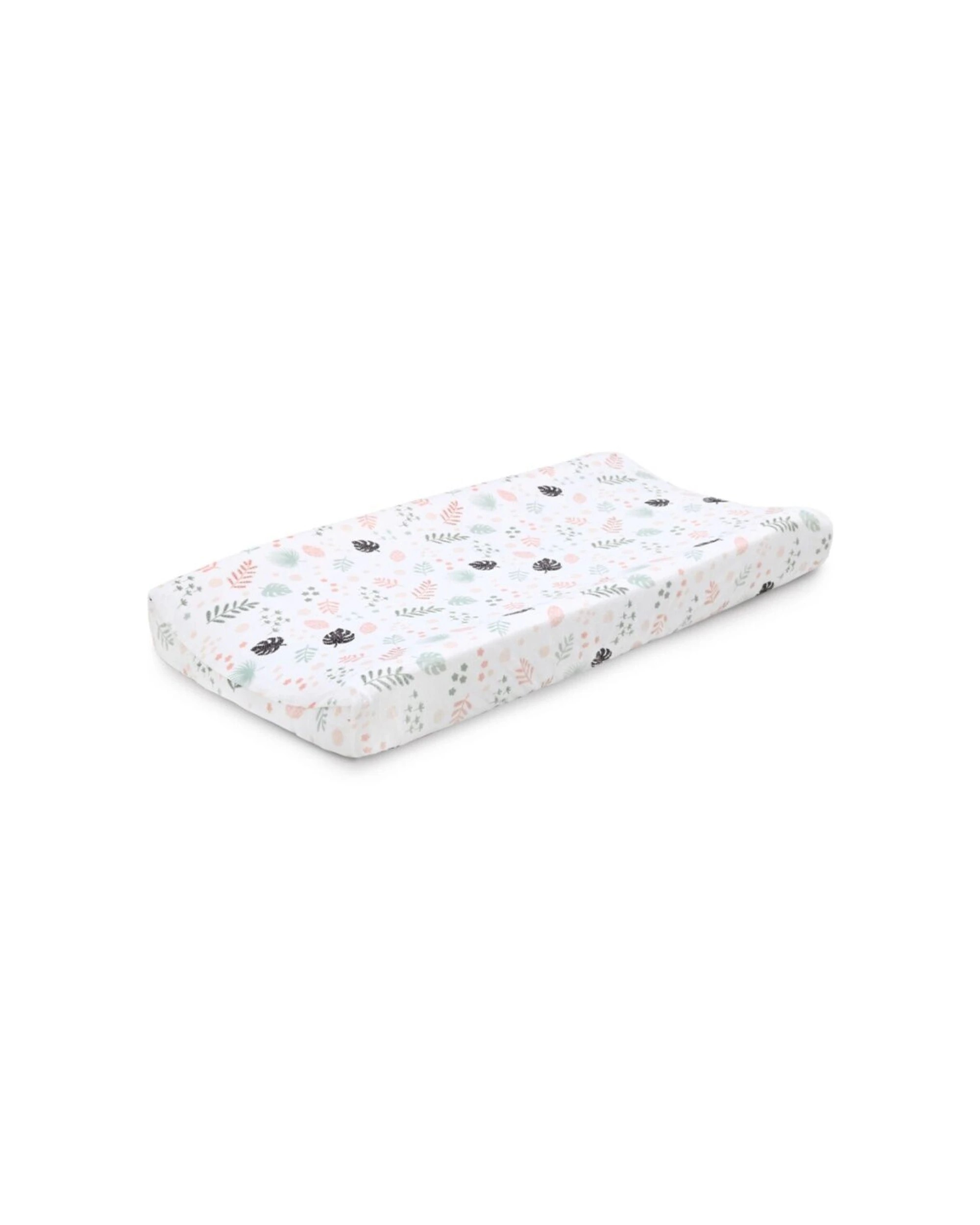 2 Little Haven Botanical Leaf Bedding Bundle 6pc Cot Set With Milestone Cards - Multi, 2 of 7