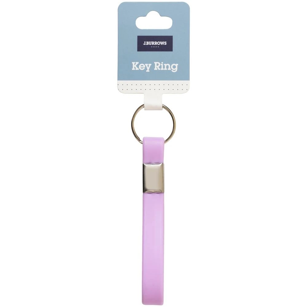 2 J.Burrows Silicone Key Ring Purple, 2 of 3