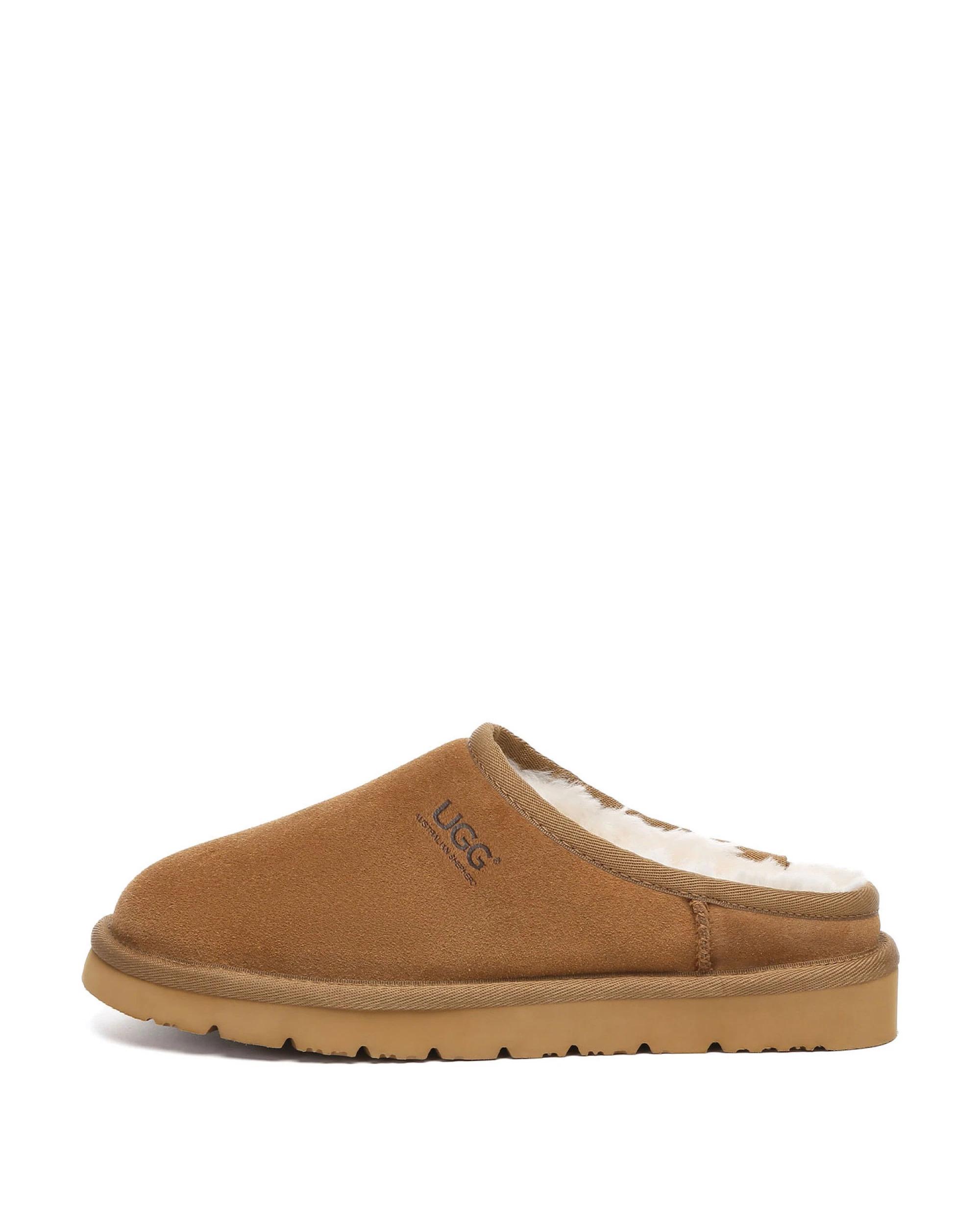 4 Australian Shepherd UGG Unisex Nano Classic Slippers CHESTNUT, 4 of 5