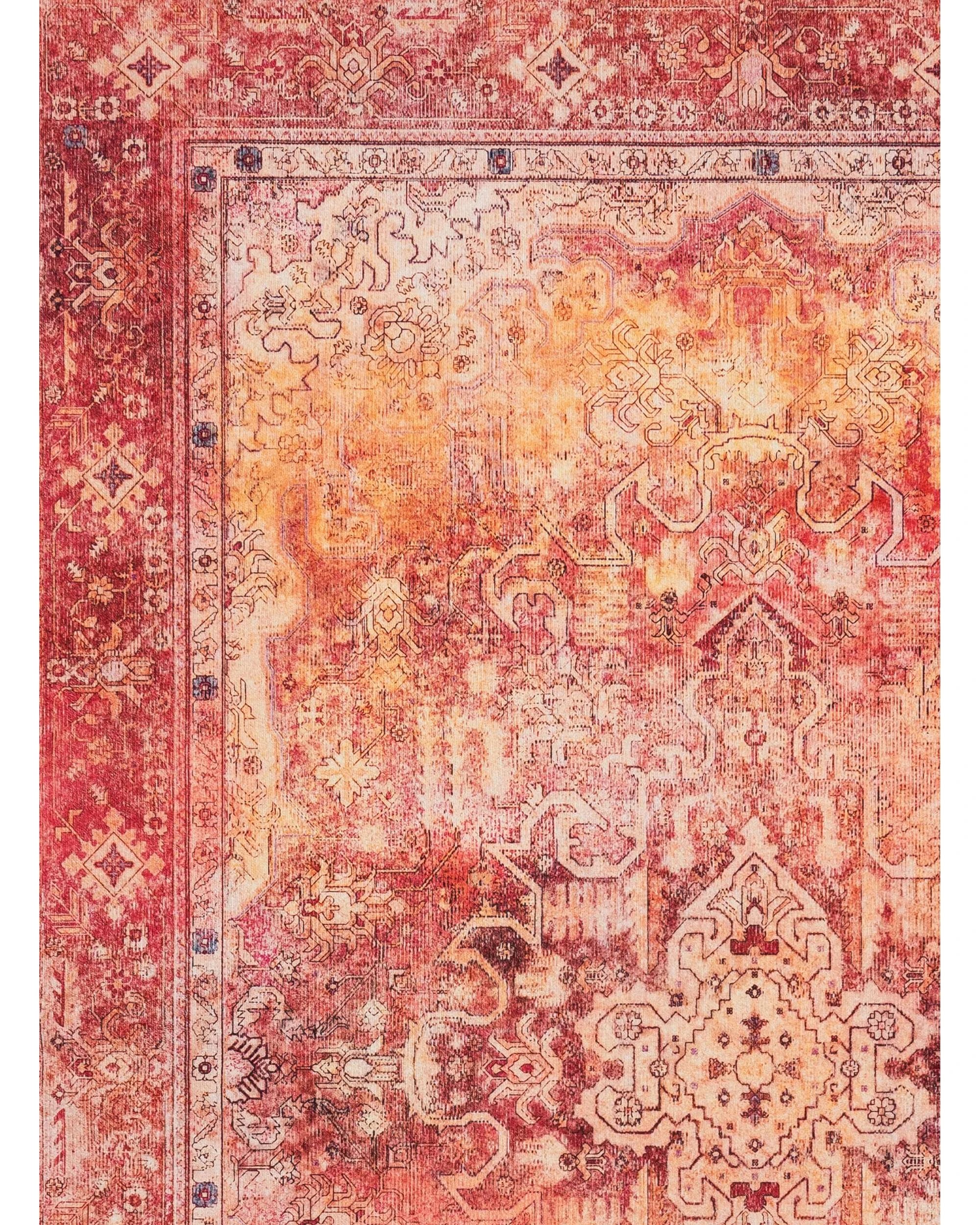 7 Loopsie Kahalu Washable Rug-230cm x 160cm - Red, 7 of 8