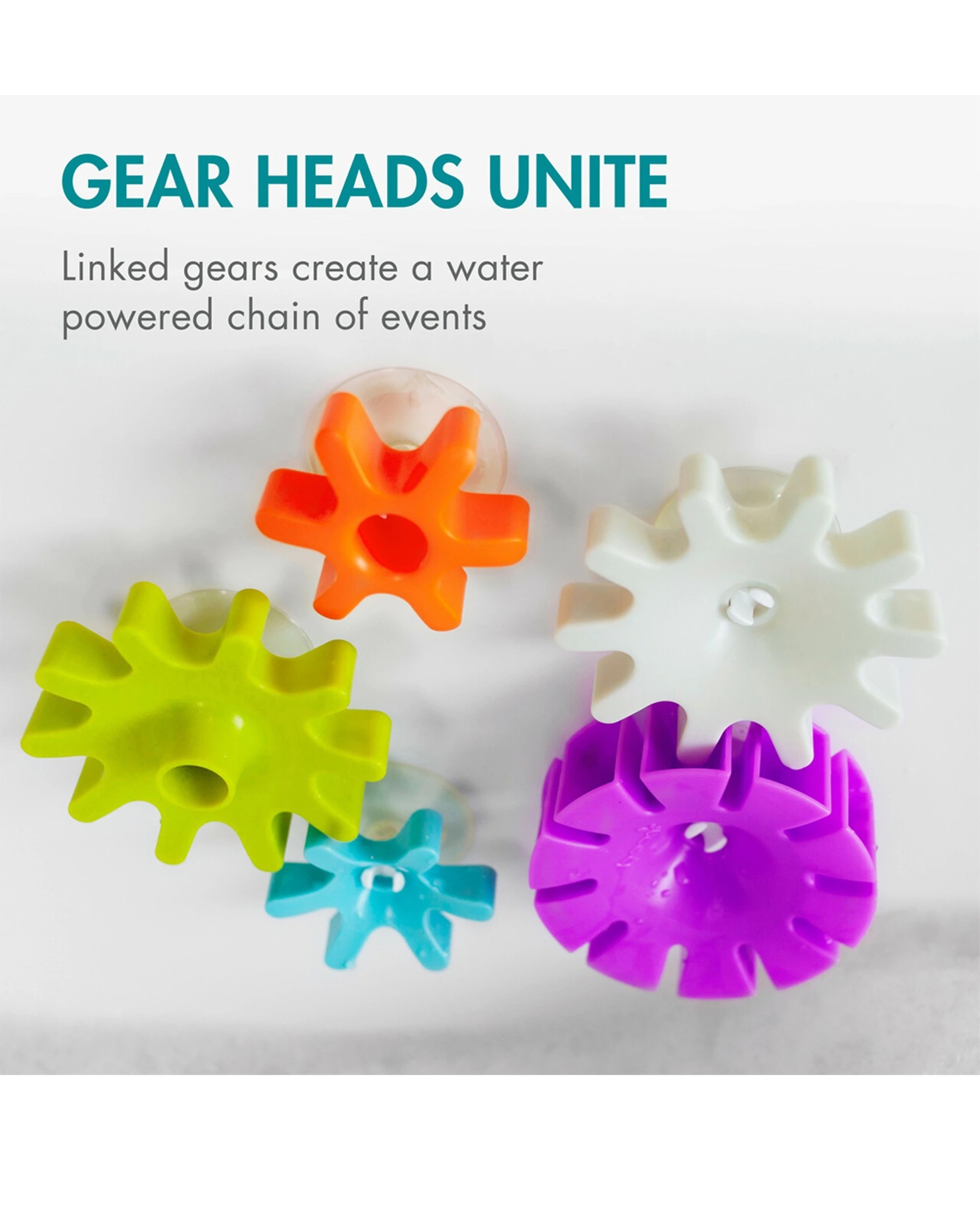 3 Boon Pipes & Tubes & Cogs Bath Toy Bundle - Multi, 3 of 4