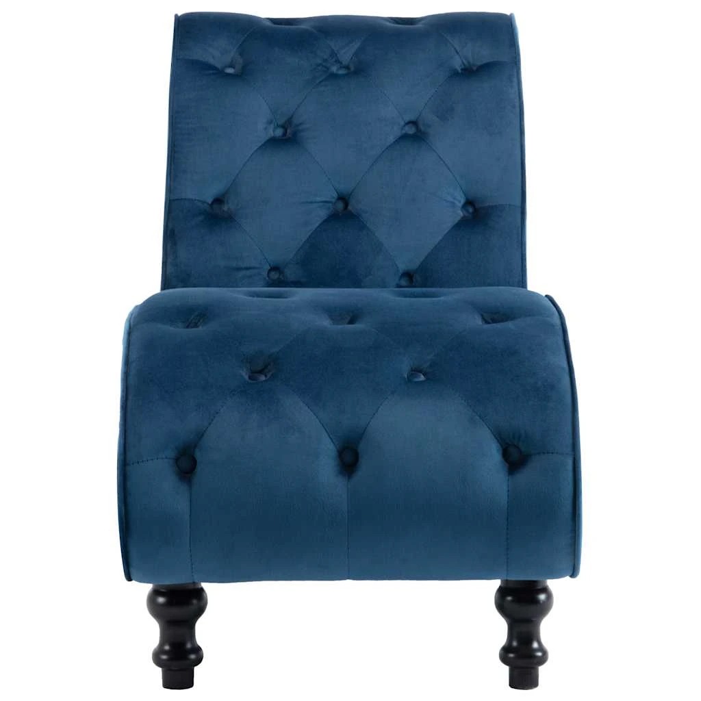 2 Vidaxl Chaise Lounge Lounge Chairs - Blue, 2 of 7