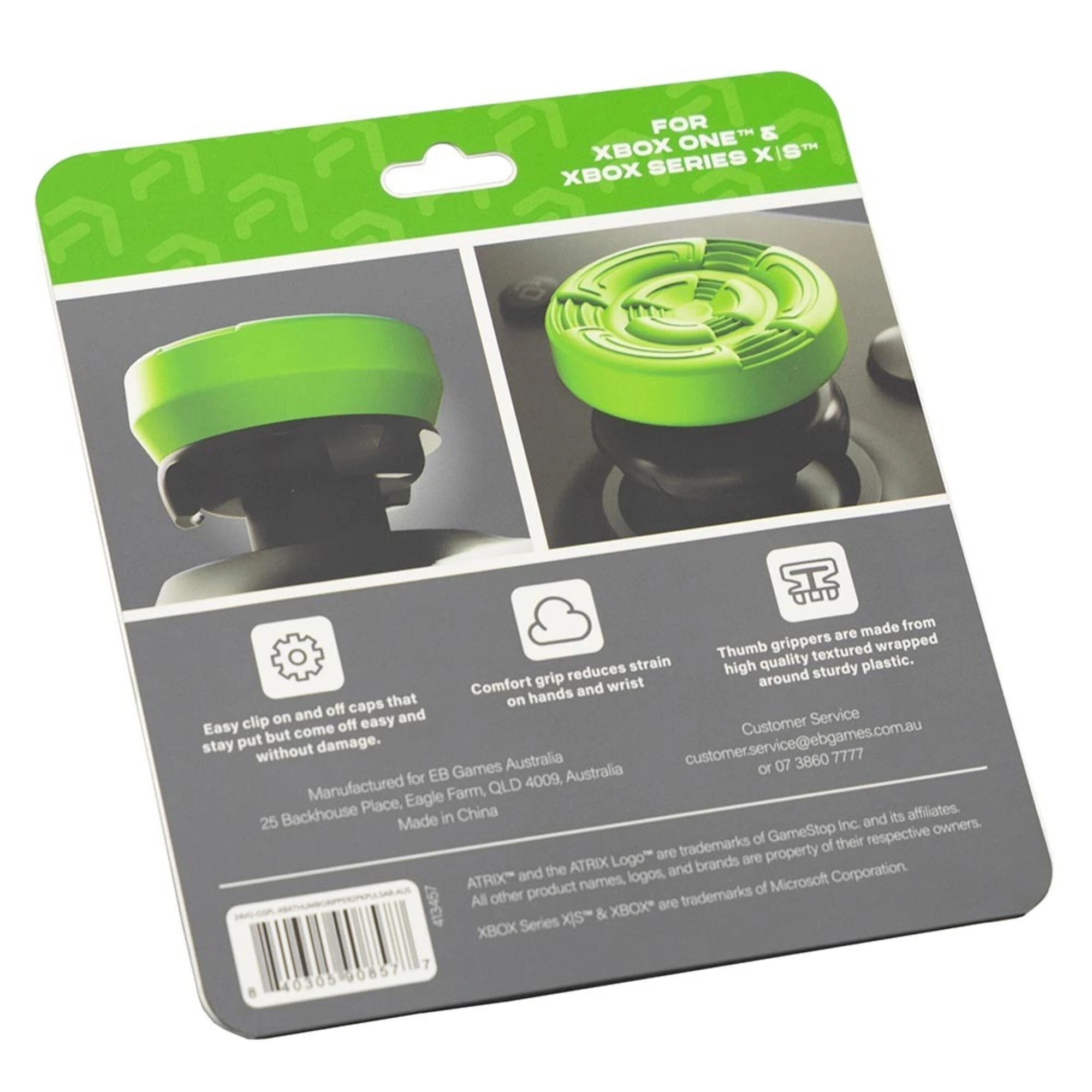 2 Atrix Pulsar Edition Thumbgrip Set for Xbox - Green, 2 of 2