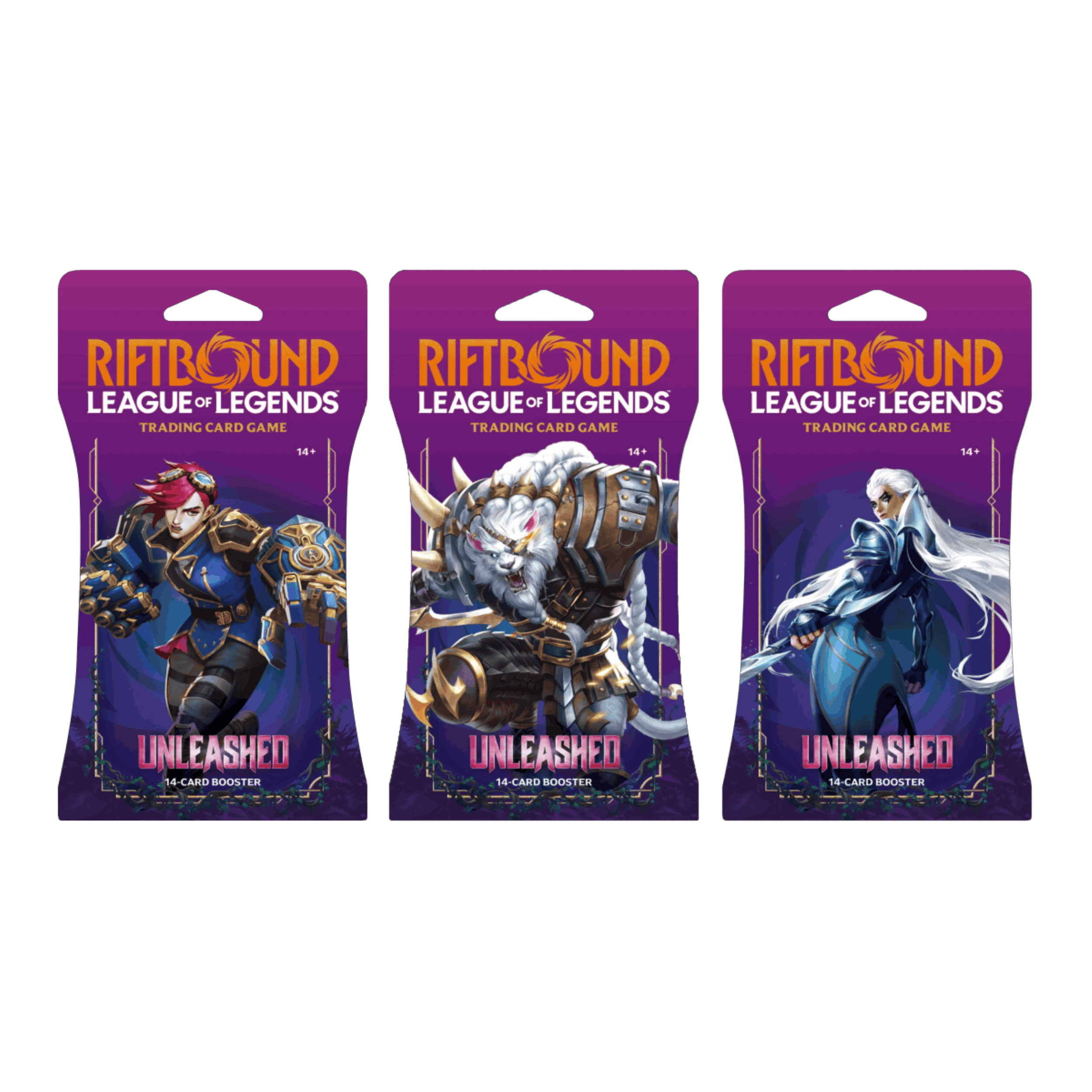 1 Riftbound League of Legends TCG: Unleashed Booster Pack - Assorted - Multi, 1 of 4