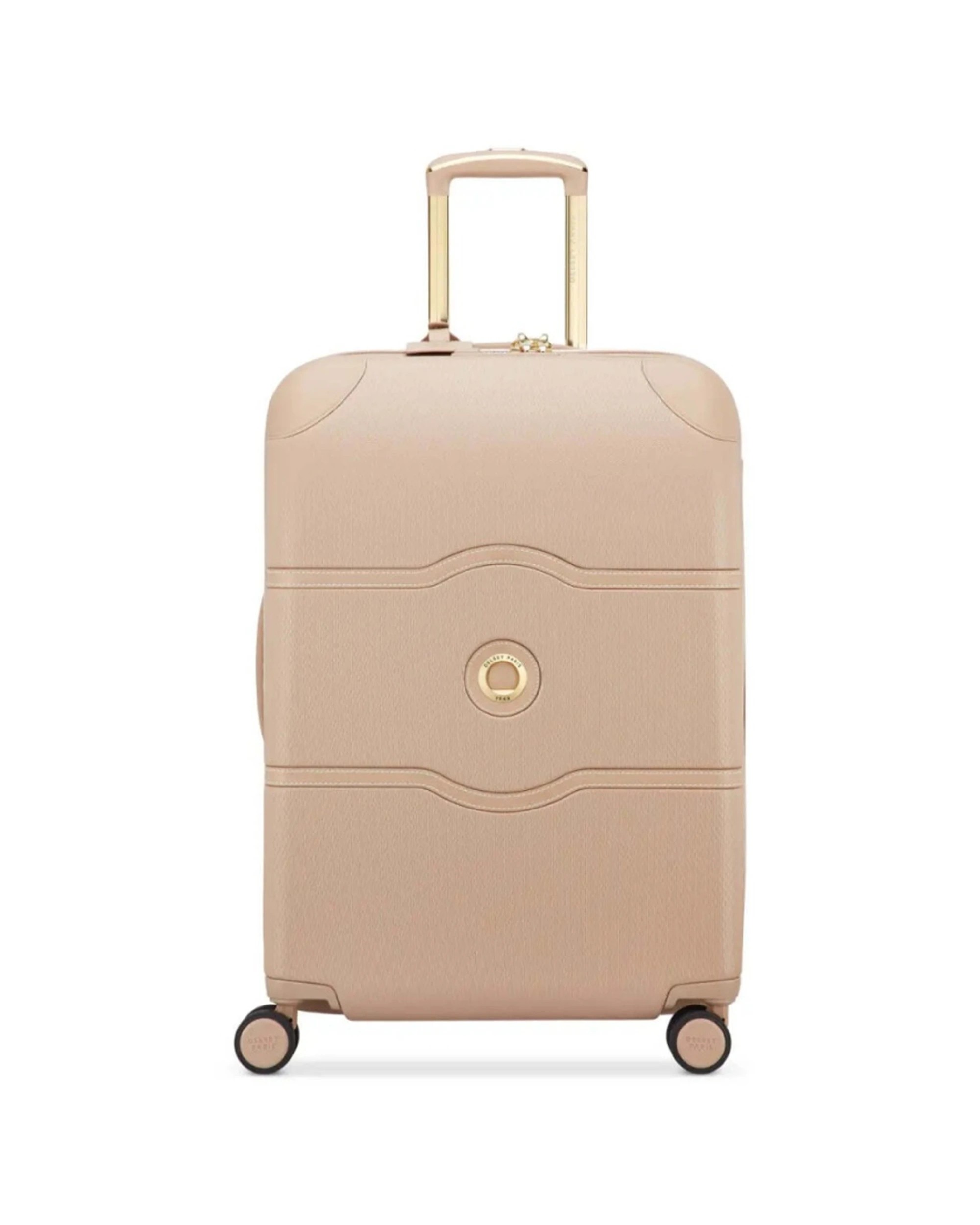 1 Delsey Luggage Chatelet Air 2.0 4-Wheel Suitcase 66 cm TSA Lock Secure Zip Rose - Multi, 1 of 8