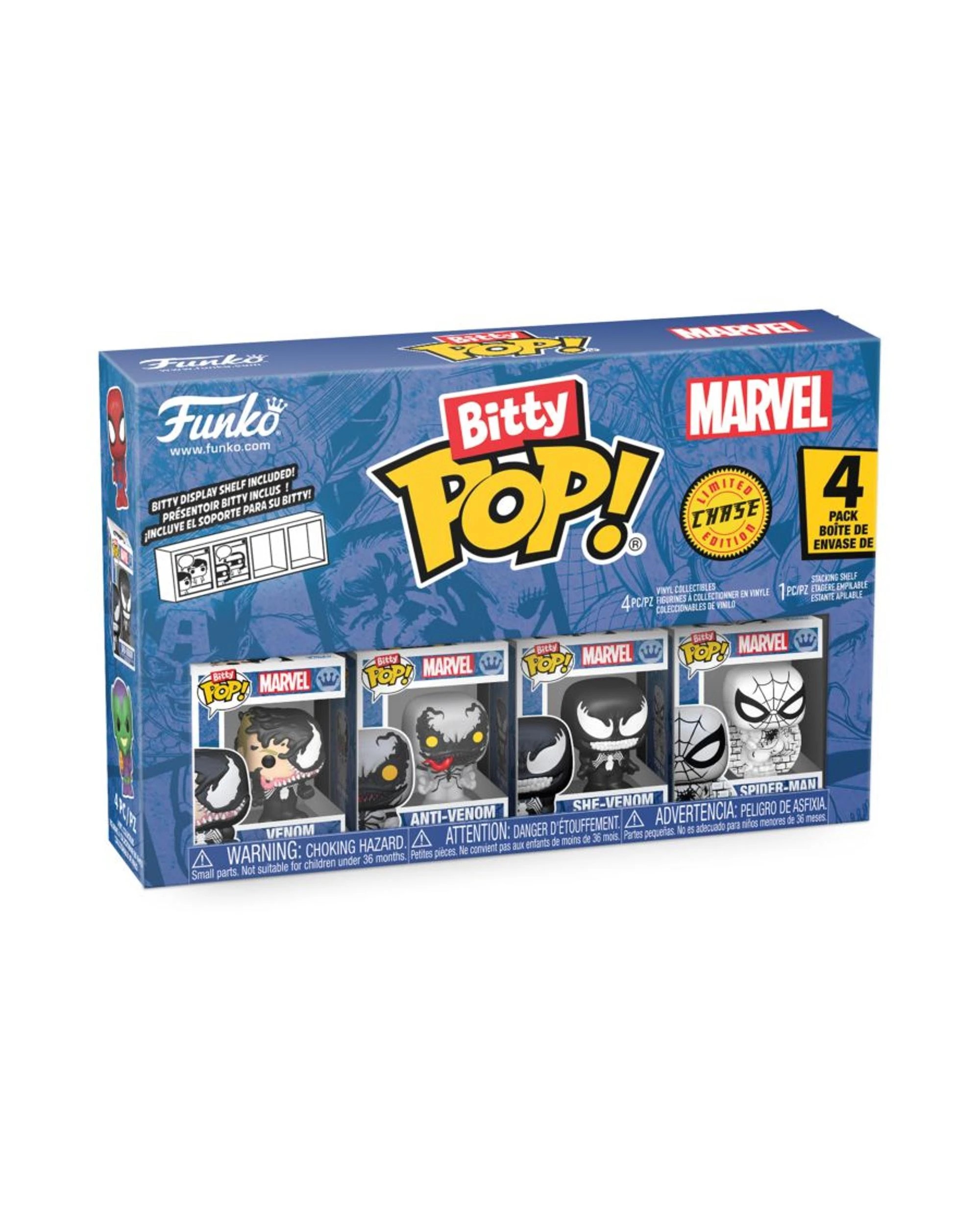 4 Spider-Man Venom Bitty 4 Pack Funko POP! Vinyl, 4 of 5