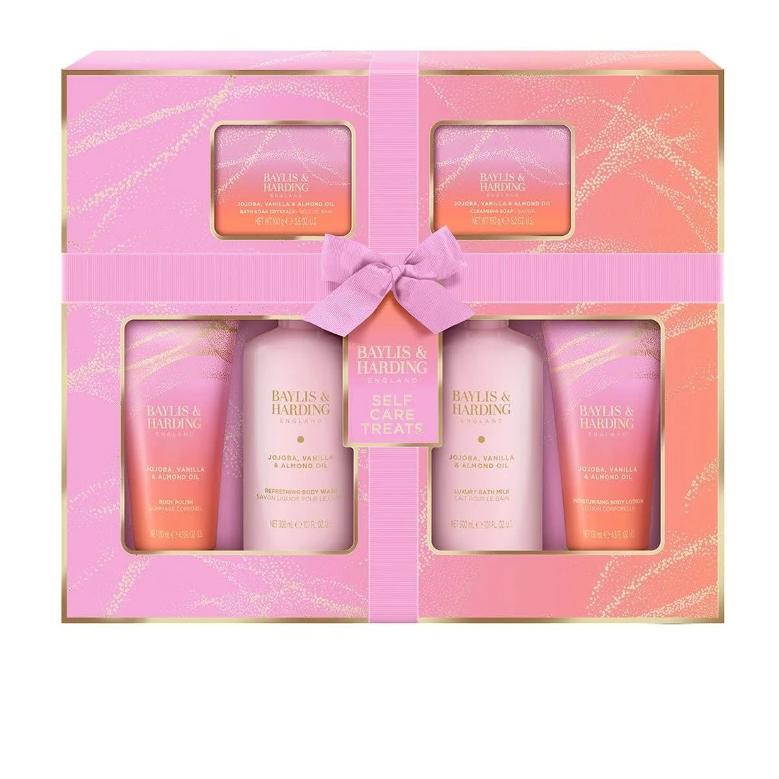 1 Baylis & Harding Signature Collection Self Care Treats - Jojoba, Vanilla and Almond Oil, 1 of 4