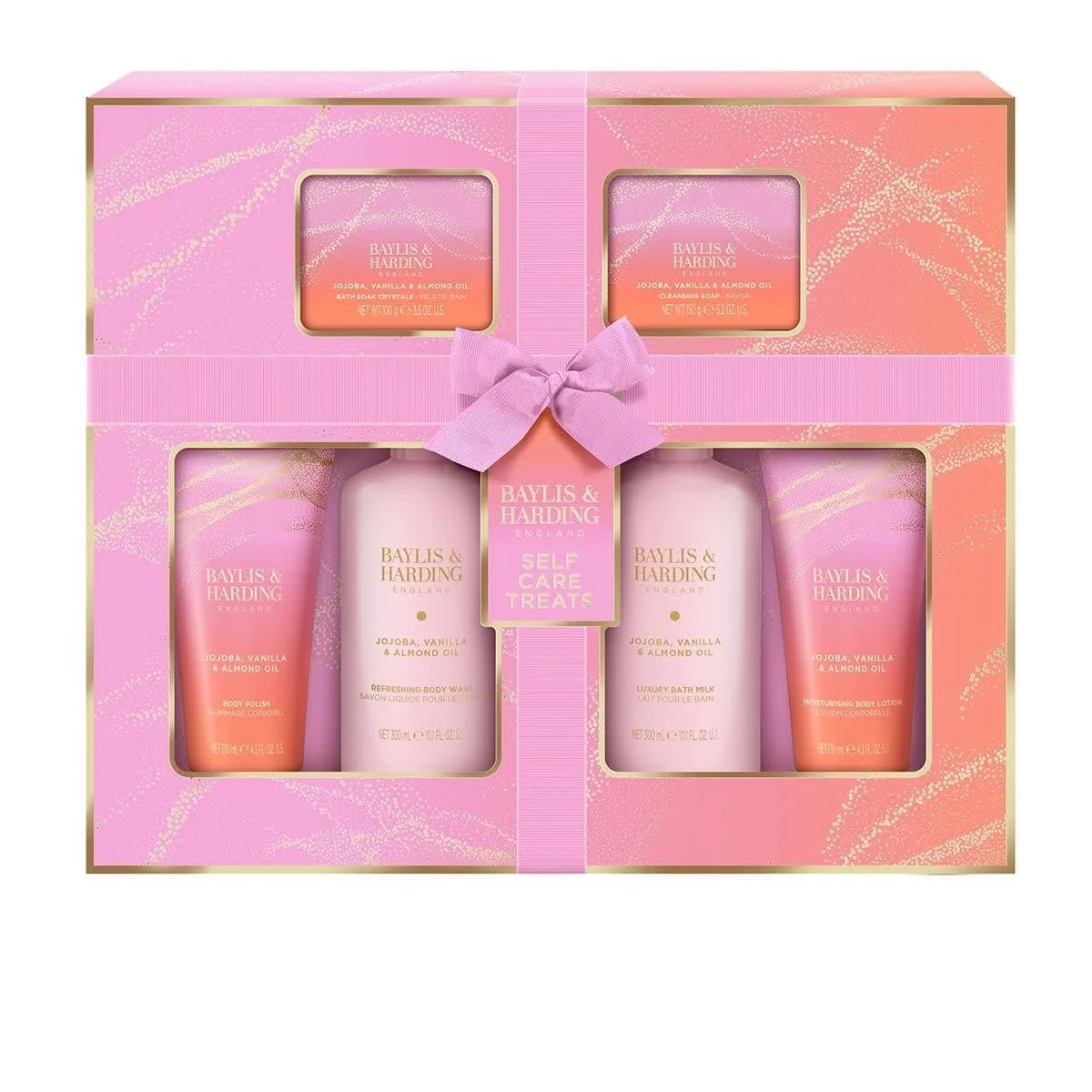 1 Baylis & Harding Signature Collection Self Care Treats - Jojoba, Vanilla and Almond Oil, 1 of 4