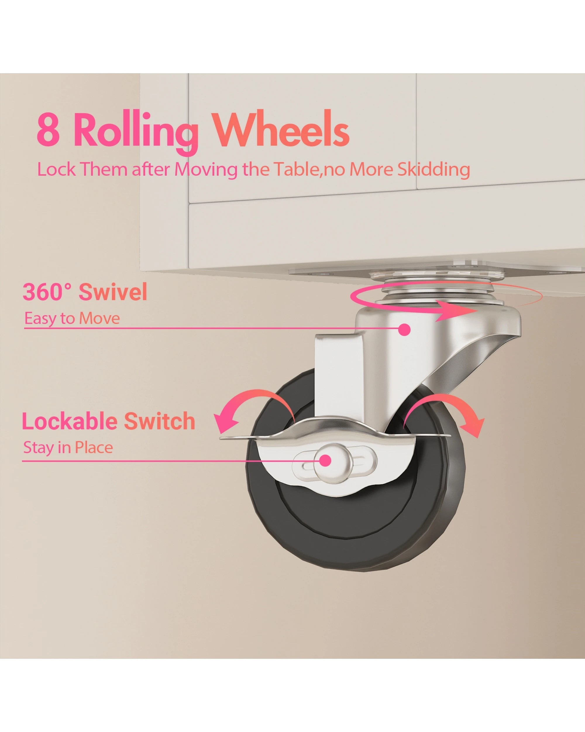 7 Advwin Manicure Table With Led Light Display Cabinet Dust Collector, 7 of 8