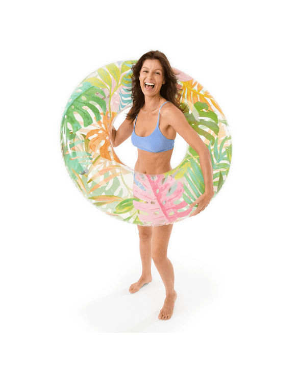 Inflatable Botanical Swim Ring