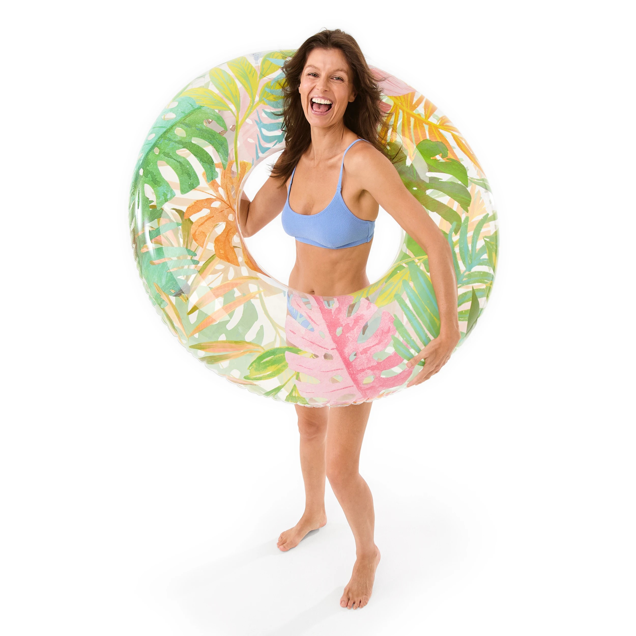 1 Inflatable Botanical Swim Ring, 1 of 7