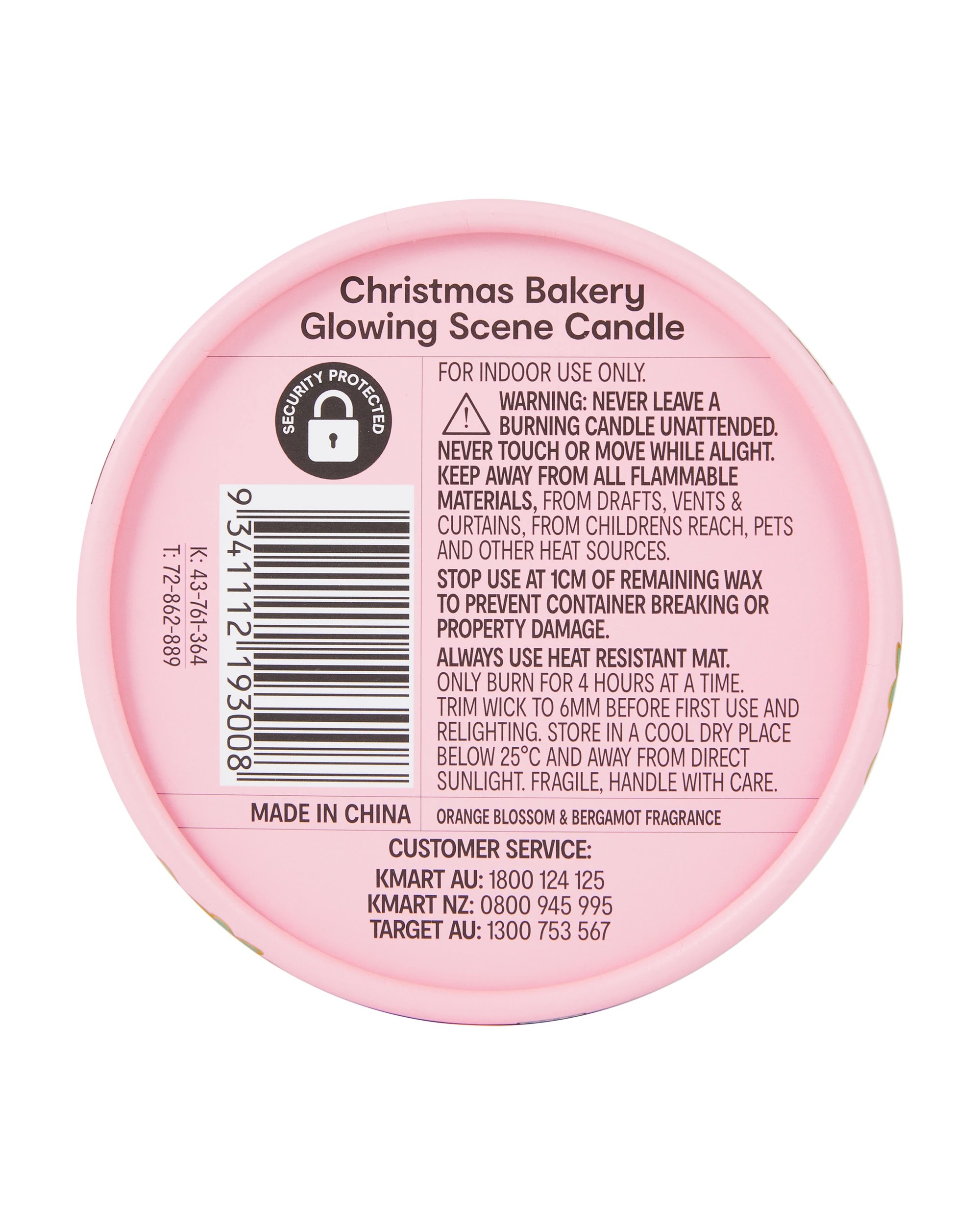 6 Christmas Bakery Glowing Scene Candle, 6 of 6