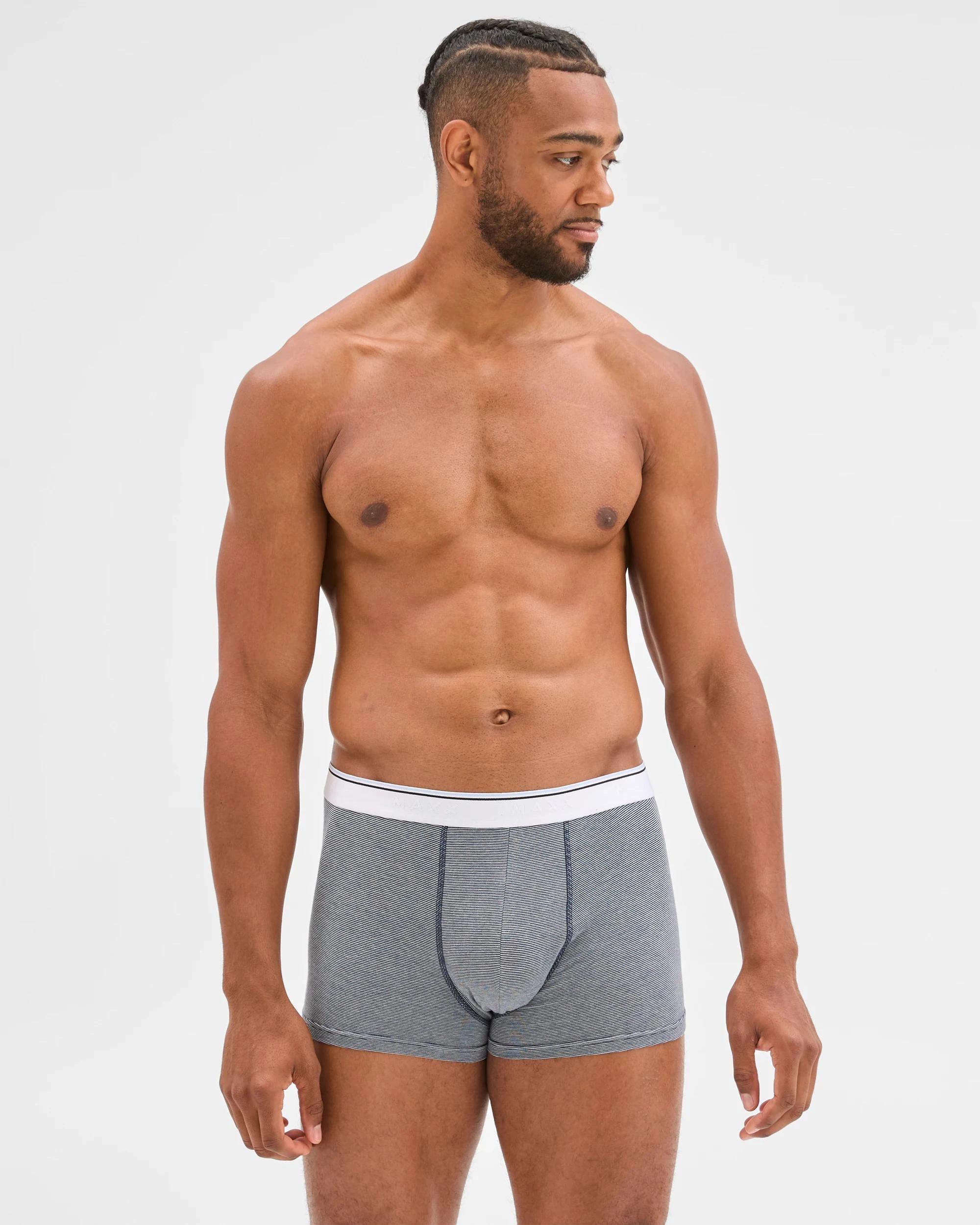 3 Maxx Australian Cotton Blend 3 Pack Hipster Trunks BLUE FEEDER, 3 of 4