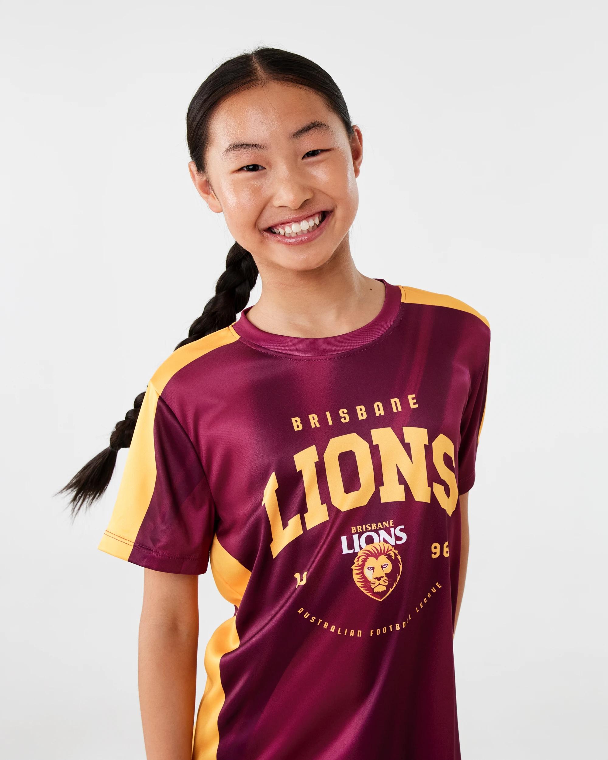 4 Official AFL Youth Training T-shirt Brisbane, 4 of 8