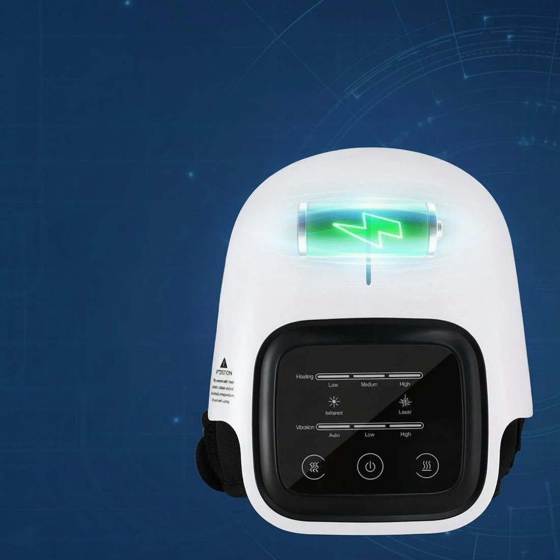 5 Livemor Knee Massager Vibration Infra Heating Therapy Machine - Multi, 5 of 6