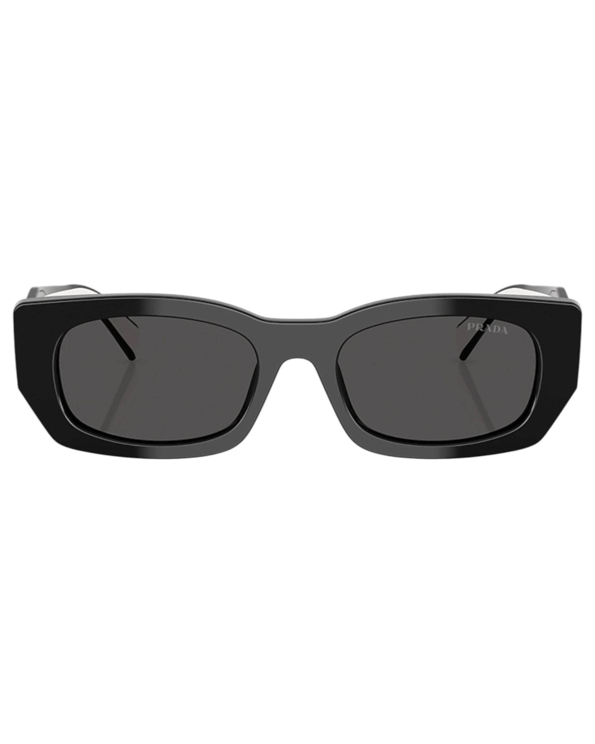 4 Prada Women PR B05S 09Q08Z Pillow Dark Grey Sunglasses BLACK, 4 of 5