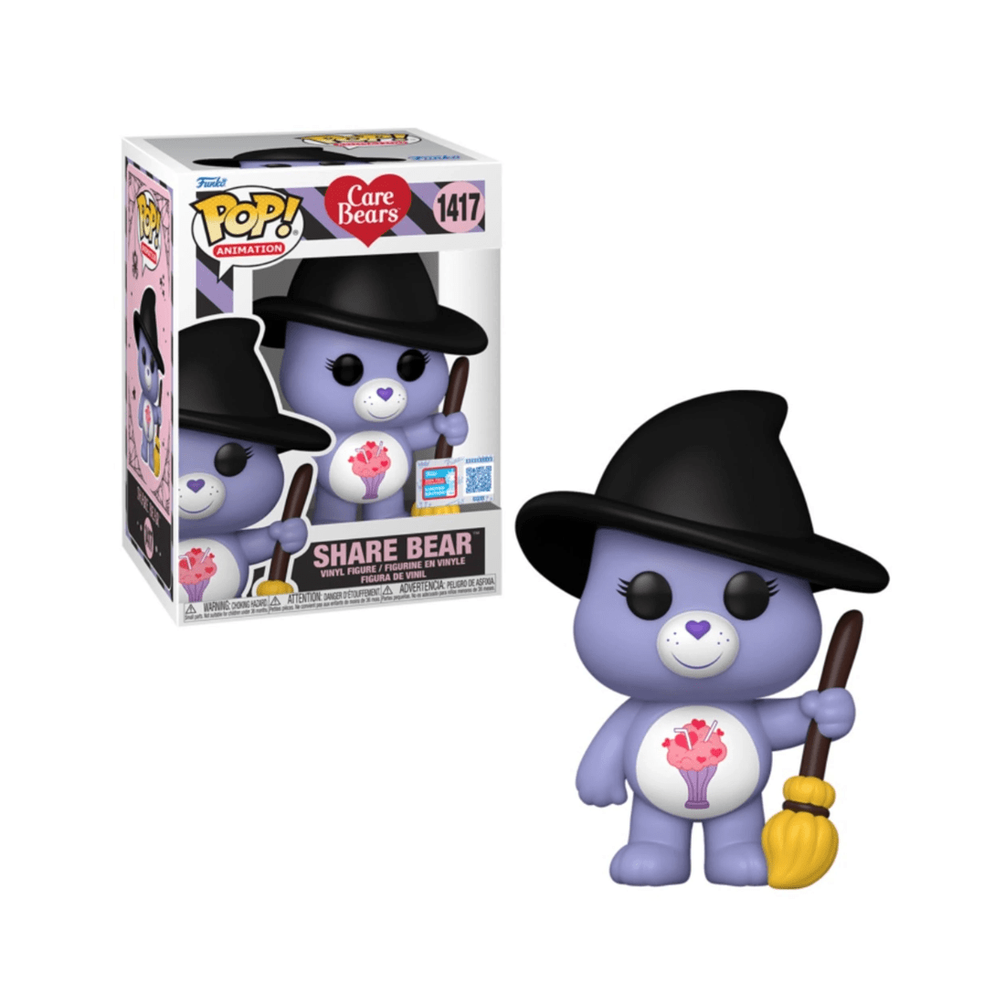 1 Funko Care Bears Share Bear NYCC Limited Edition Funko POP! Vinyl, 1 of 1