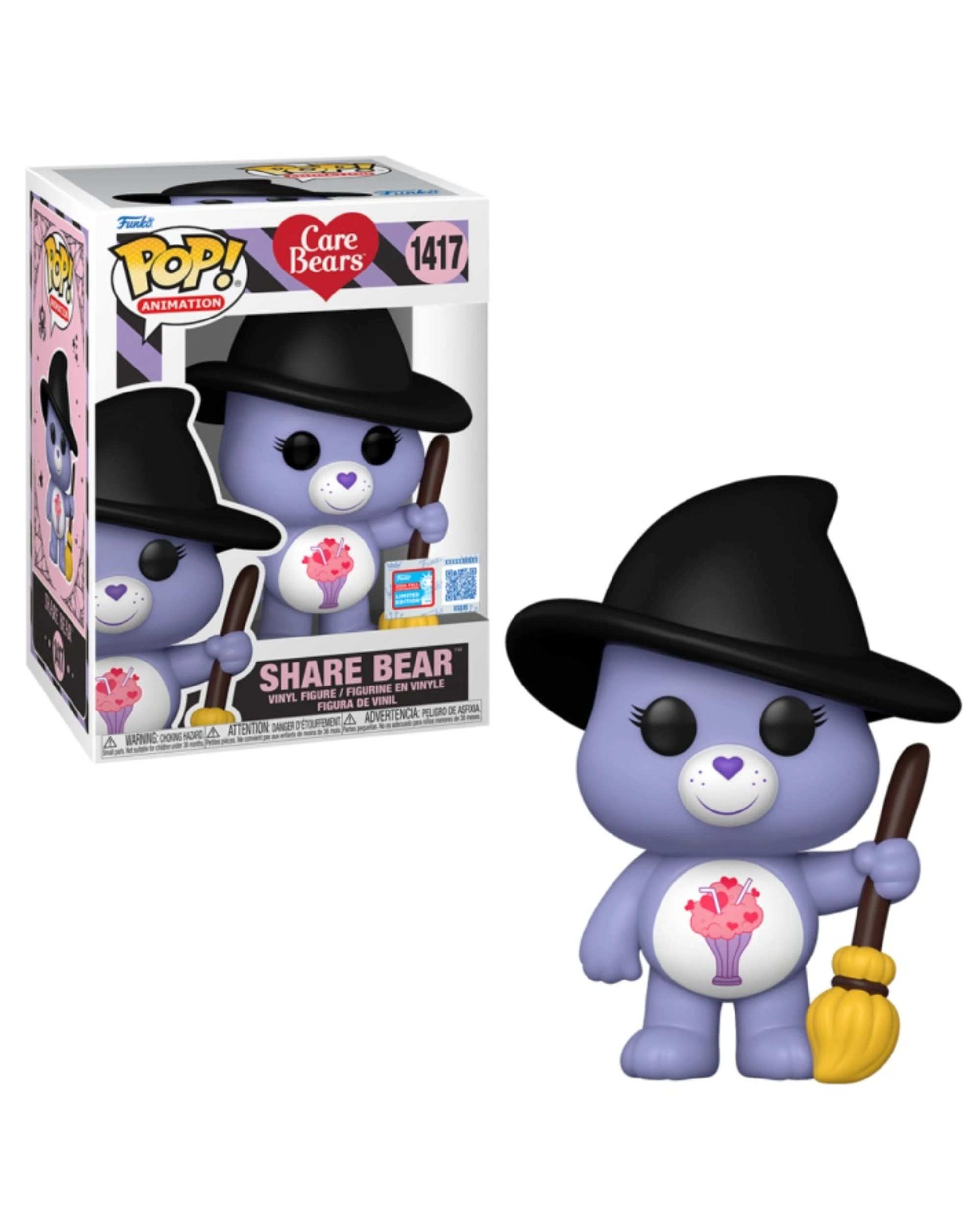 1 Care Bears Share Bear NYCC Limited Edition Funko POP! Vinyl, 1 of 1