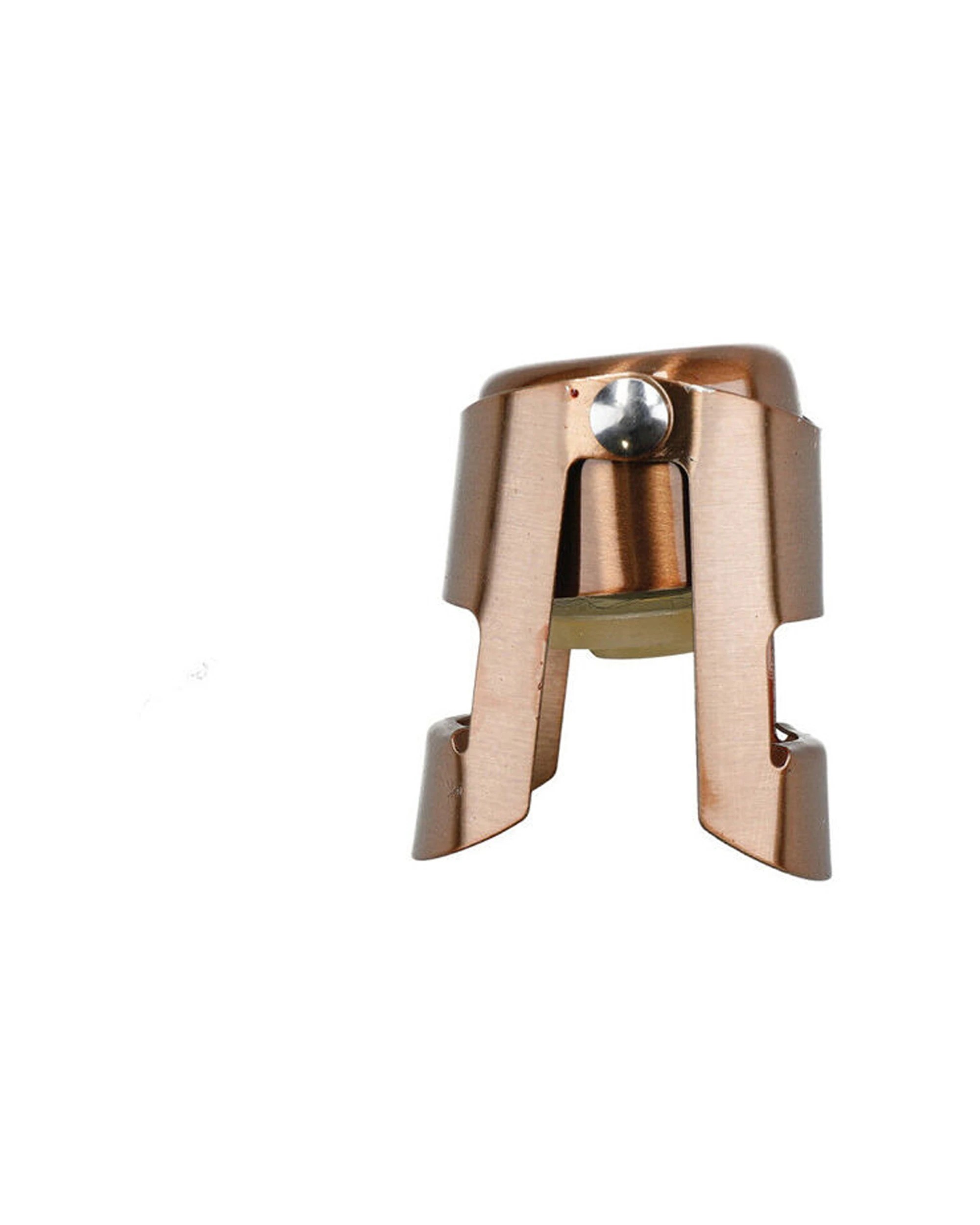 6 Barcraft 4pk Stainless Steel Bottle Stopper Finish 5.5cm - Brown, 6 of 7