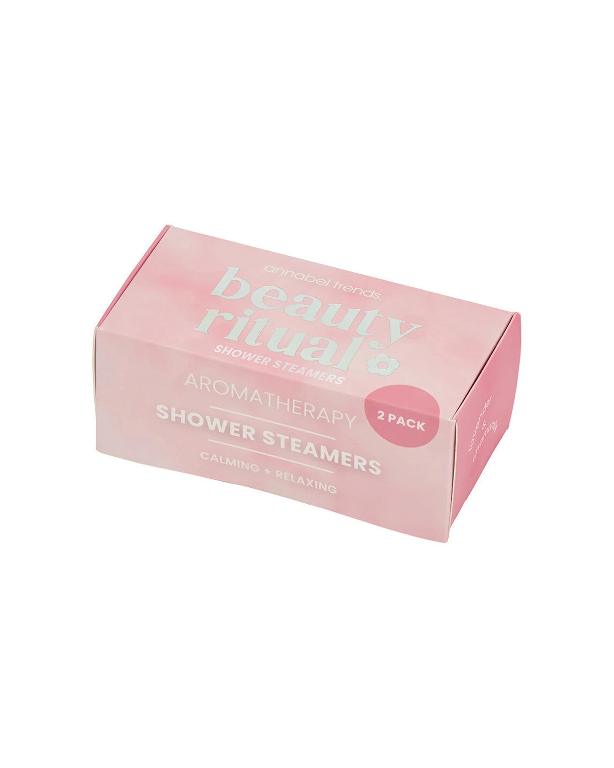 1 Annabel Trends 2pc Beauty Ritual Shower Steamer Aromatherapy Lavendar Chamomile - Pink, 1 of 3
