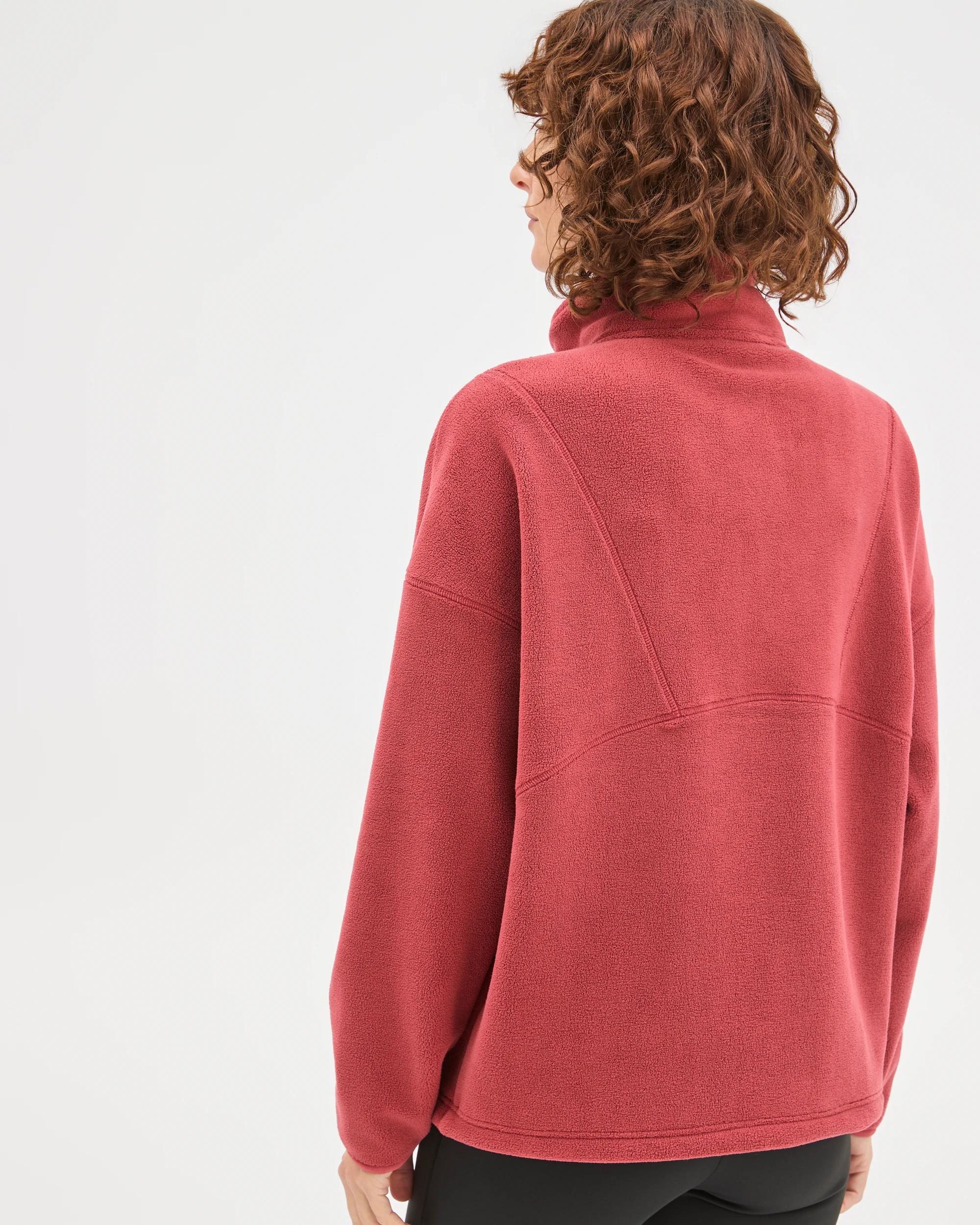 6 Target Woman Polar Fleece 1/4 Zip Jumper EARTH ROSE, 6 of 6