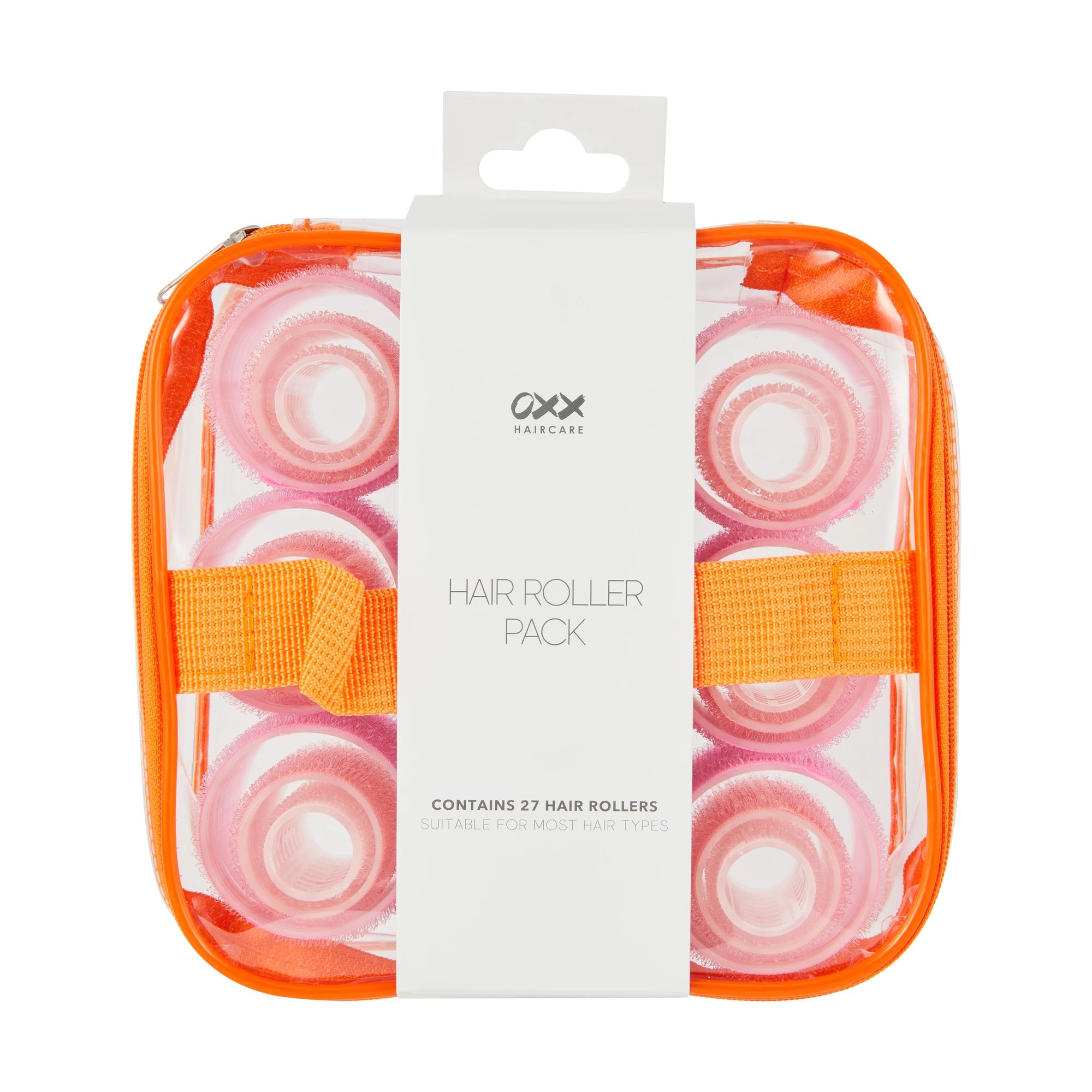 1 OXX Haircare 27 Pack Hair Rollers - Pink, 1 of 5