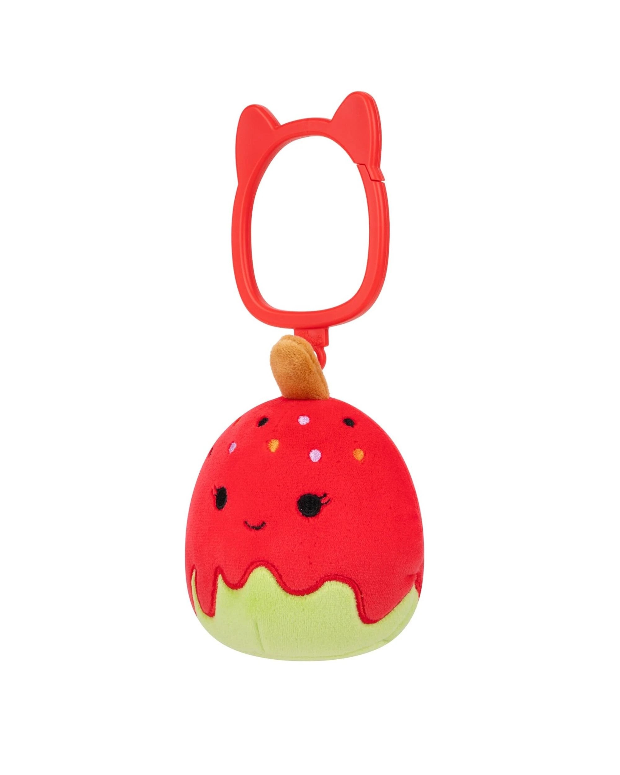 4 Squishmallows Halloween Keir the Candy Apple 3.5 inch Clip-On Plush - Multi, 4 of 6