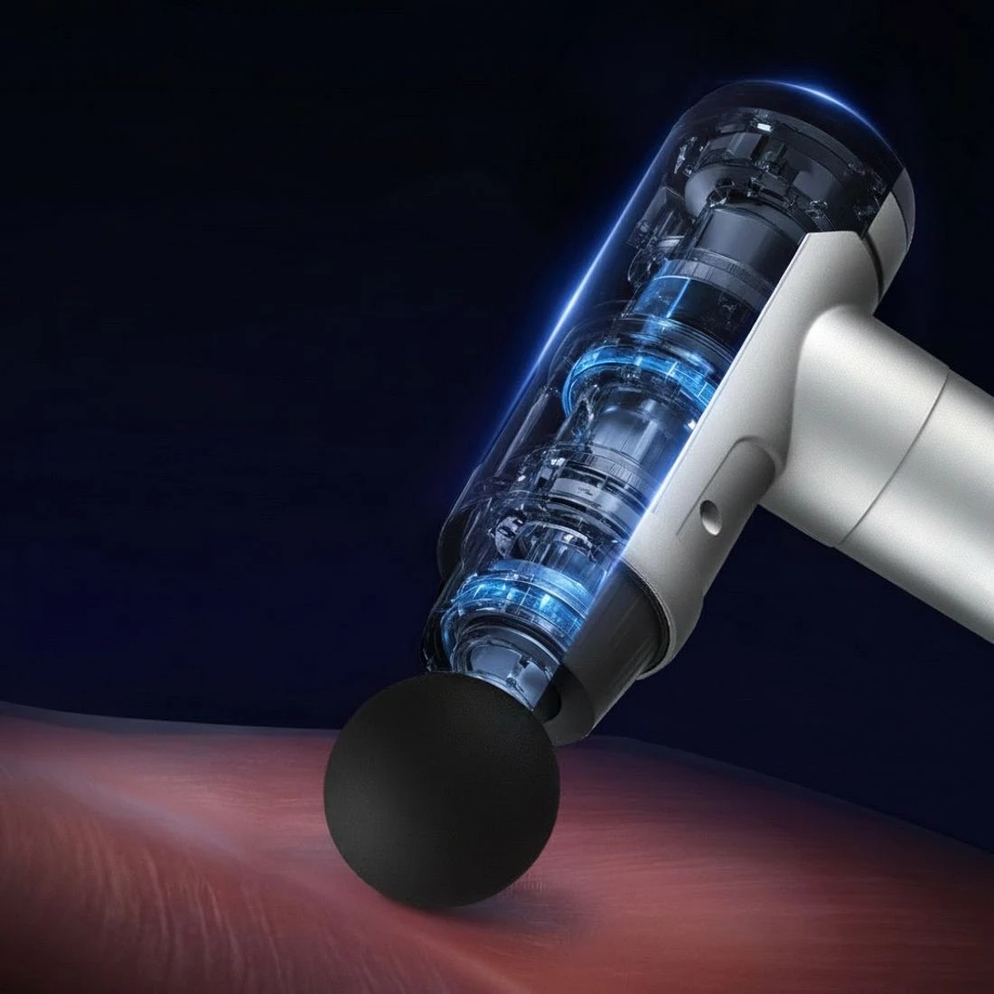 4 Everfit Massage Gun 30 Speed 6 Heads Vibration Muscle Massager Chargeable - Black, 4 of 6