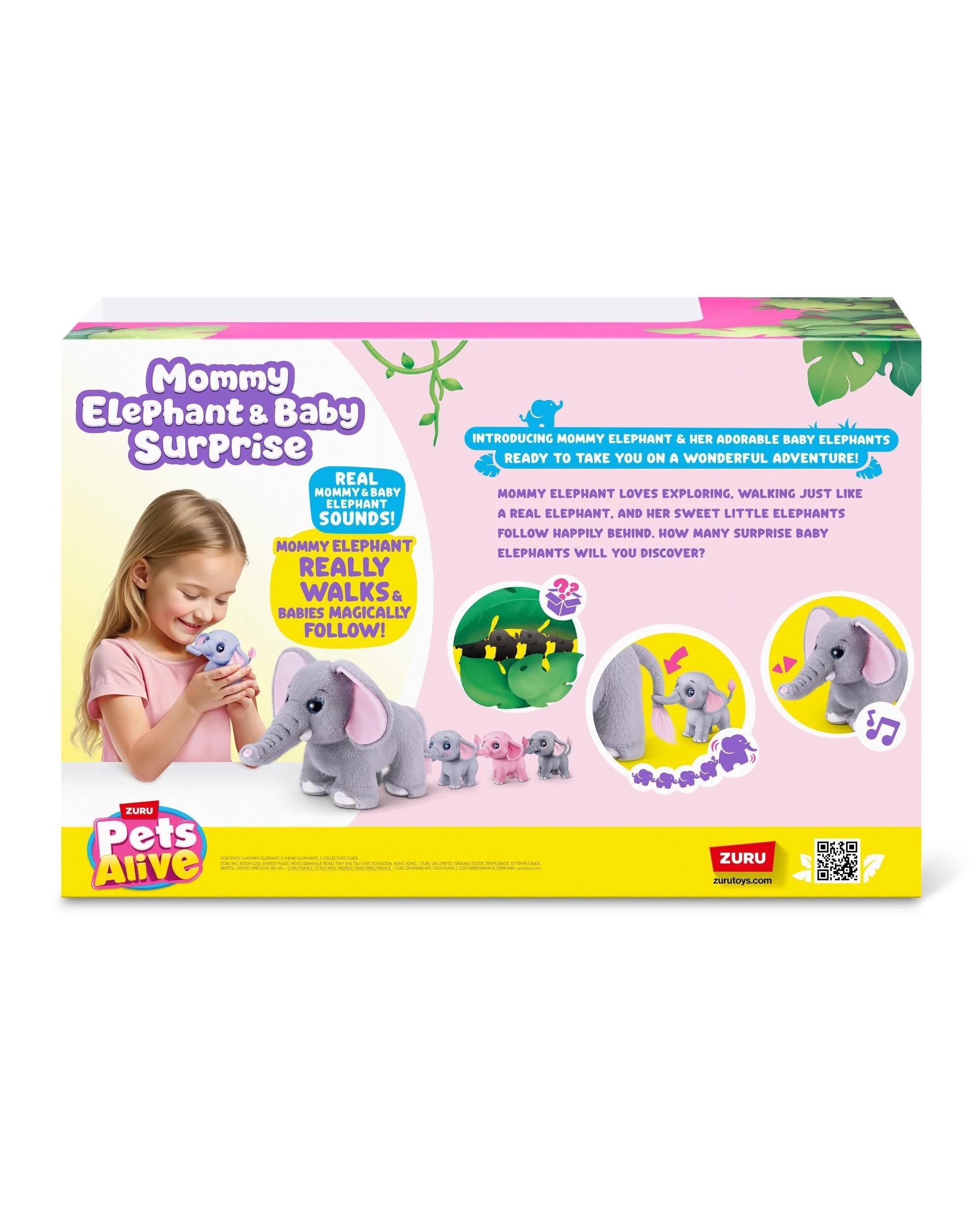 7 Zuru Pets Alive Mommy Elephant and Baby Surprise, 7 of 7