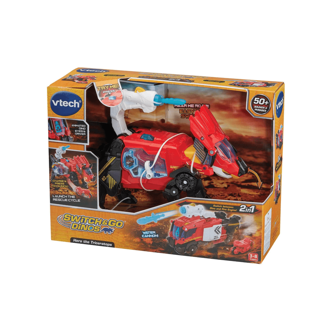 2 VTech Electronics VTech Switch and Go Dinos Hero the Triceratops, 2 of 10