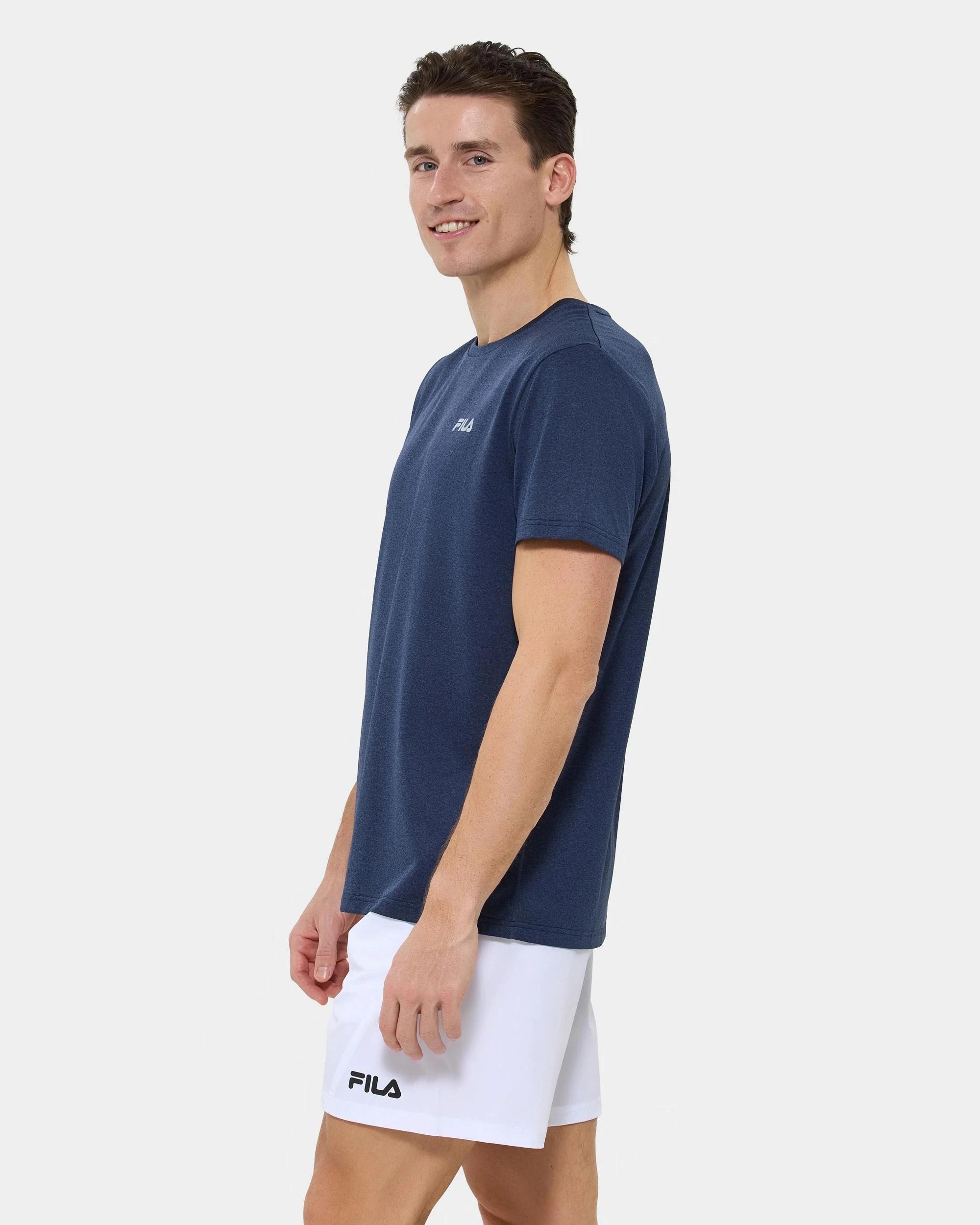 3 Flint Quick Dry Short Sleeve T-Shirt Navy - Fila NAVY, 3 of 5