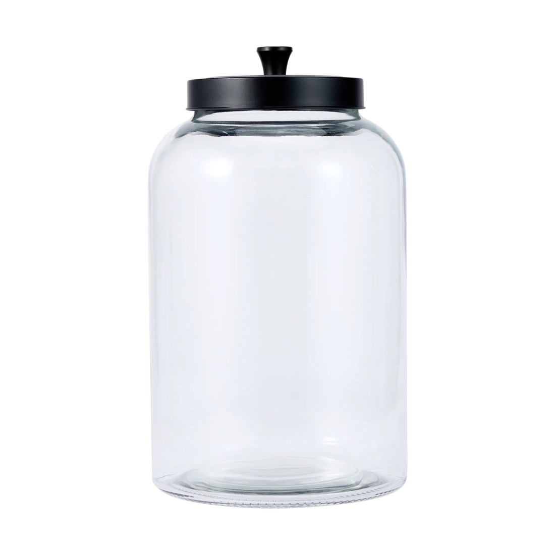 1 5.6L Glass Jar with Black Metal Lid, 1 of 3