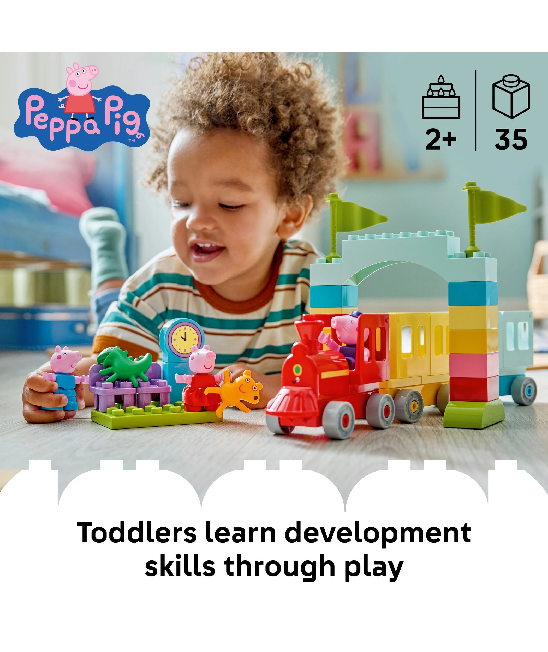 3 LEGO DUPLO Peppa Pig Train Ride with Grandpa Pig 10466, 3 of 10