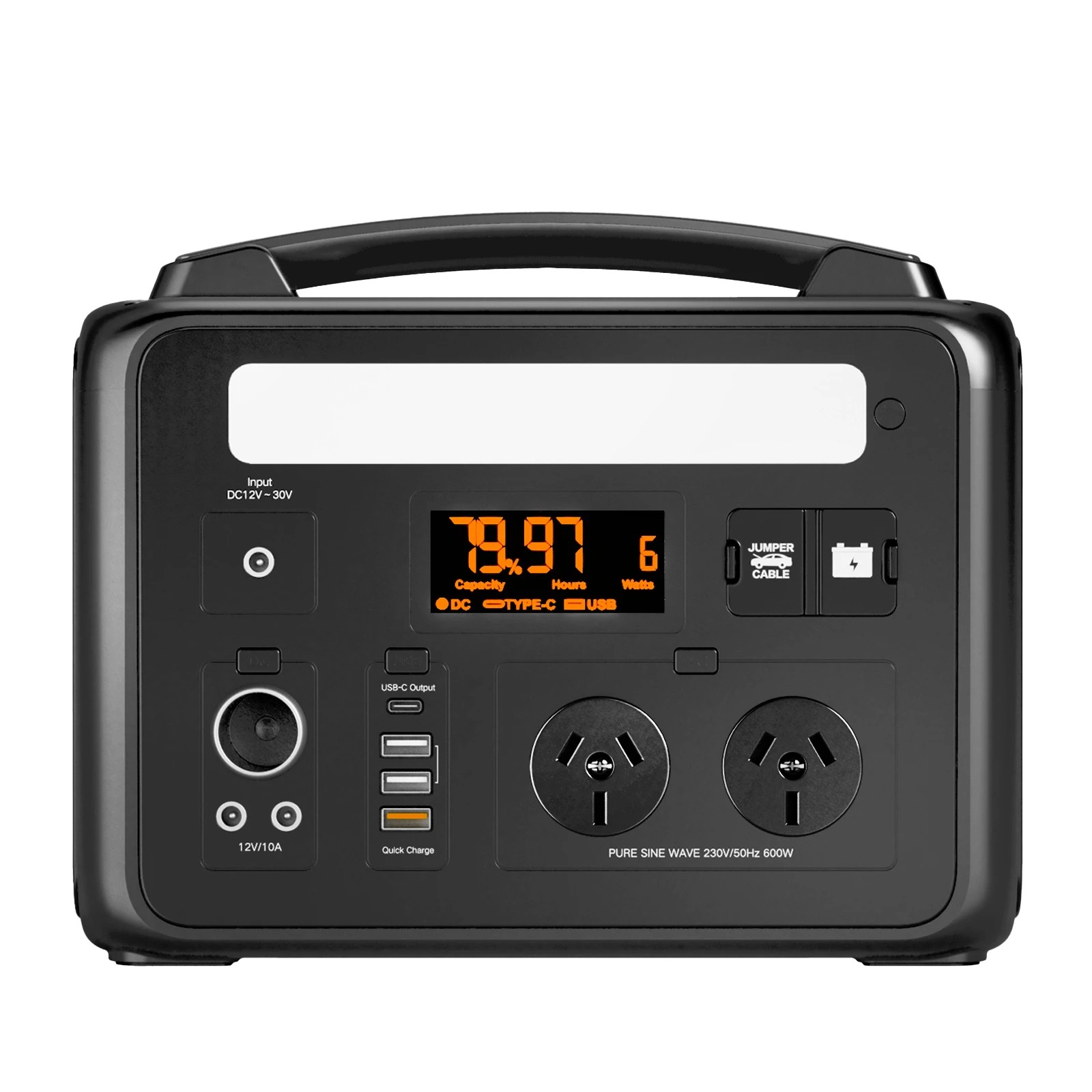 1 VoltX E600 600W 307Wh LiFePO4 Portable Power Station, Pure Sine Wave, Camping & Home Backup, 1 of 10