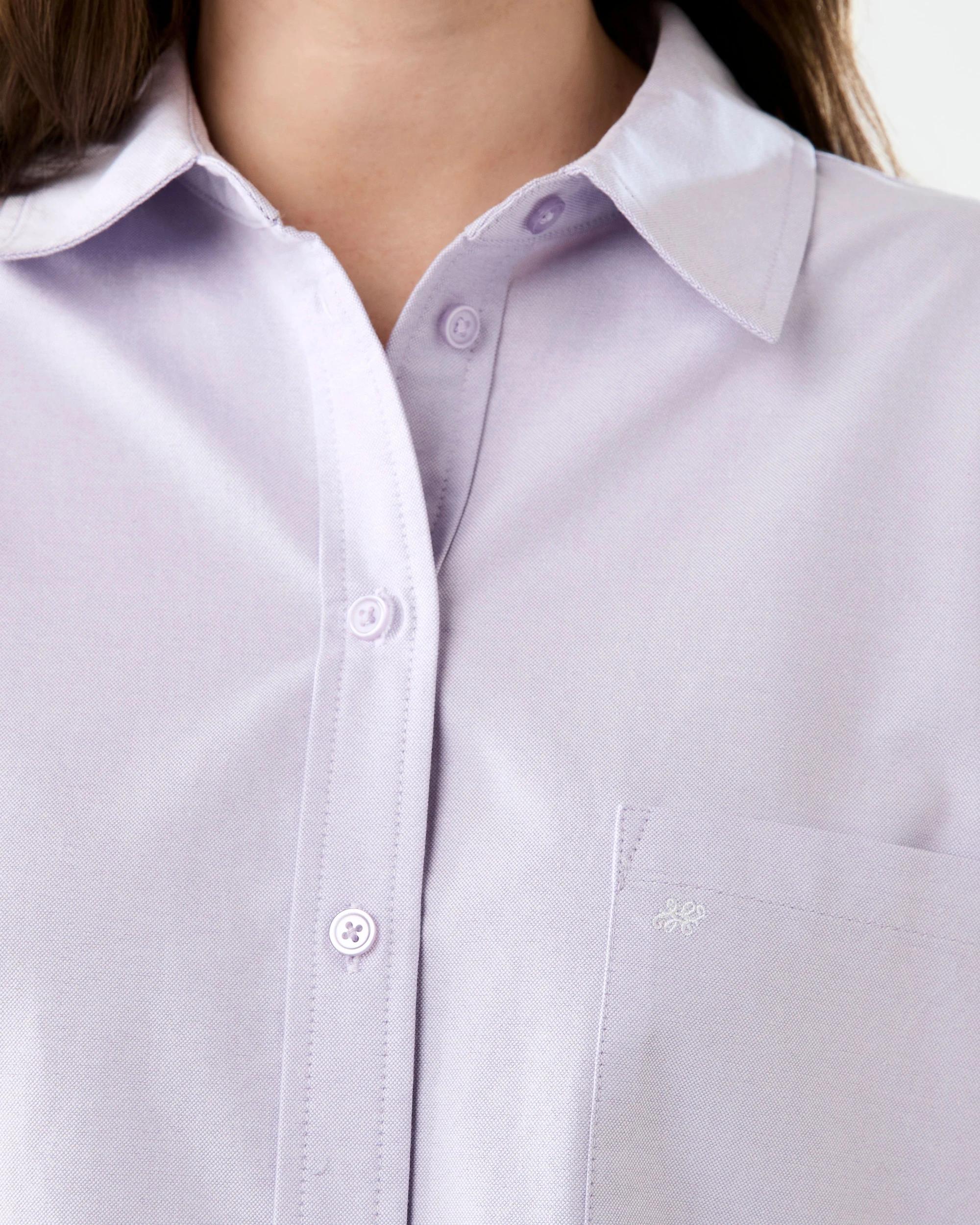 5 Long Sleeve Oxford Shirt Lil Purple, 5 of 5
