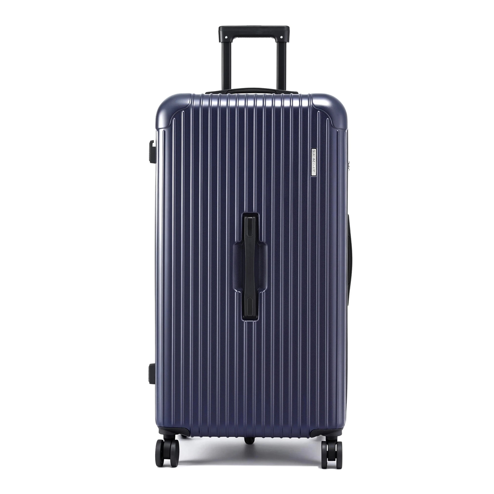 3 Wanderlite 32" Trunk Luggage Suitcase Travel TSA Type-C 5 Wheels Deep - Blue, 3 of 4