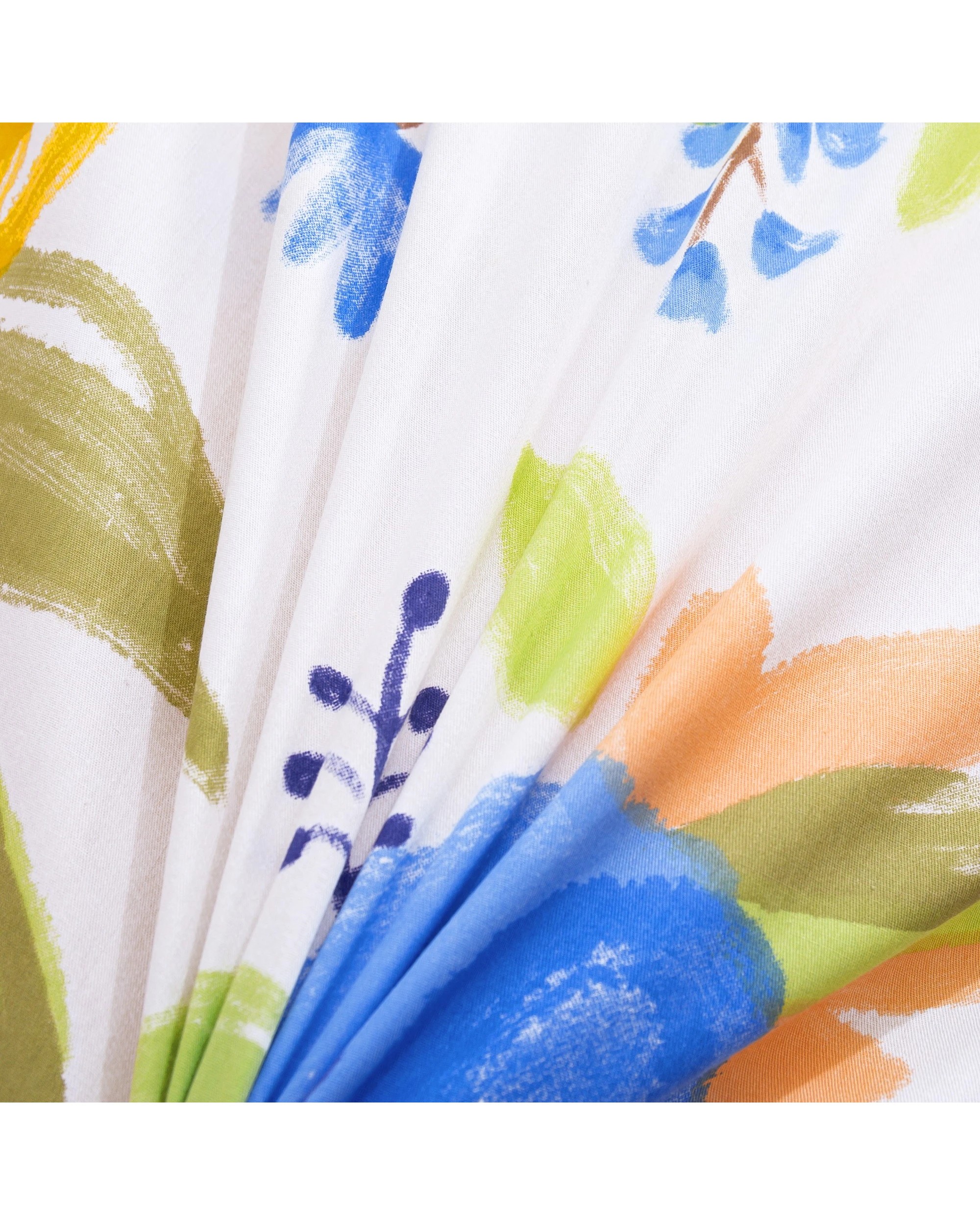 5 Dreamaker Lily 100% Cotton Quilt Cover Set - King Single Bed - Orange, 5 of 6