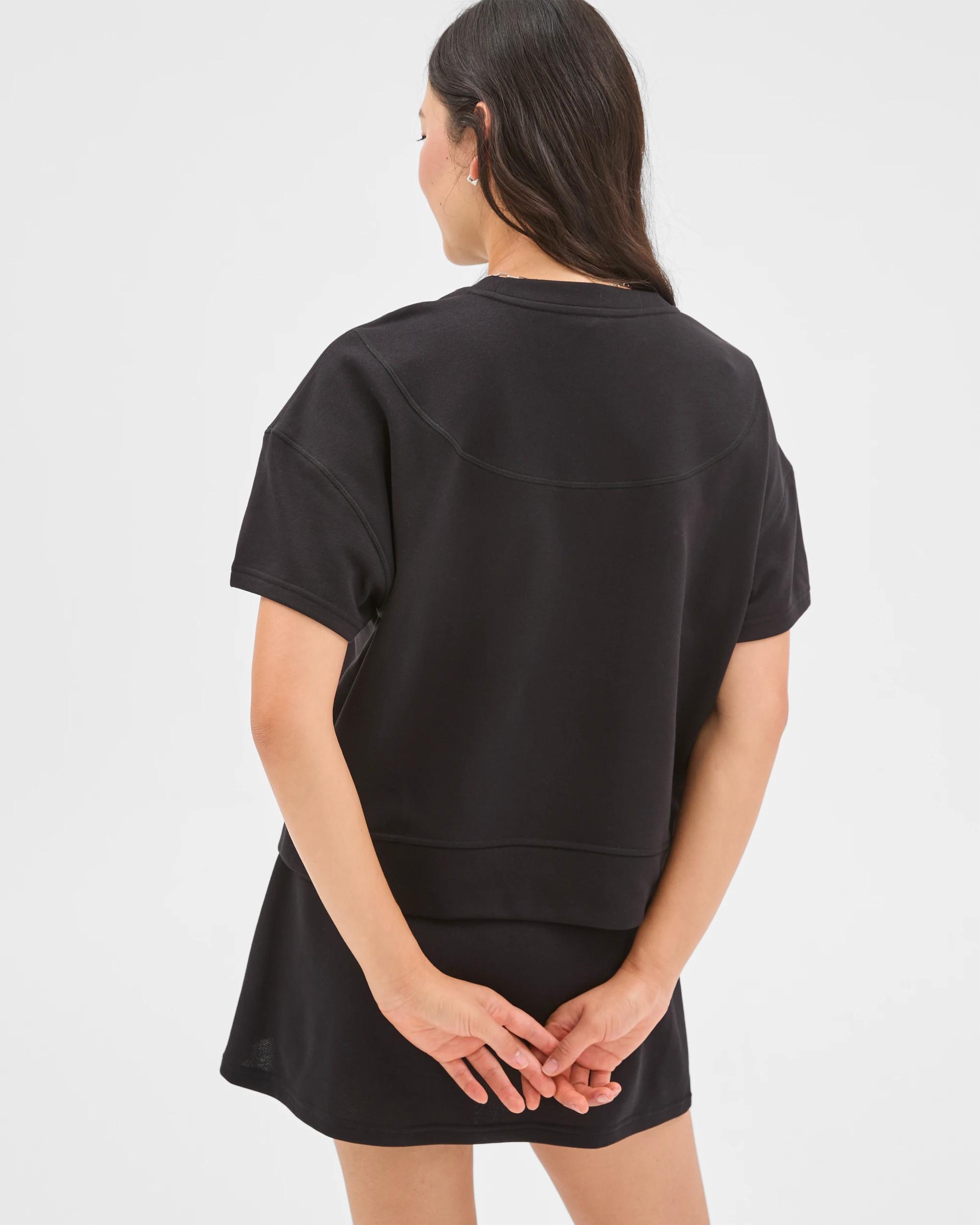 6 Target Active Australian Cotton Blend Knit T-Shirt BLACK, 6 of 7