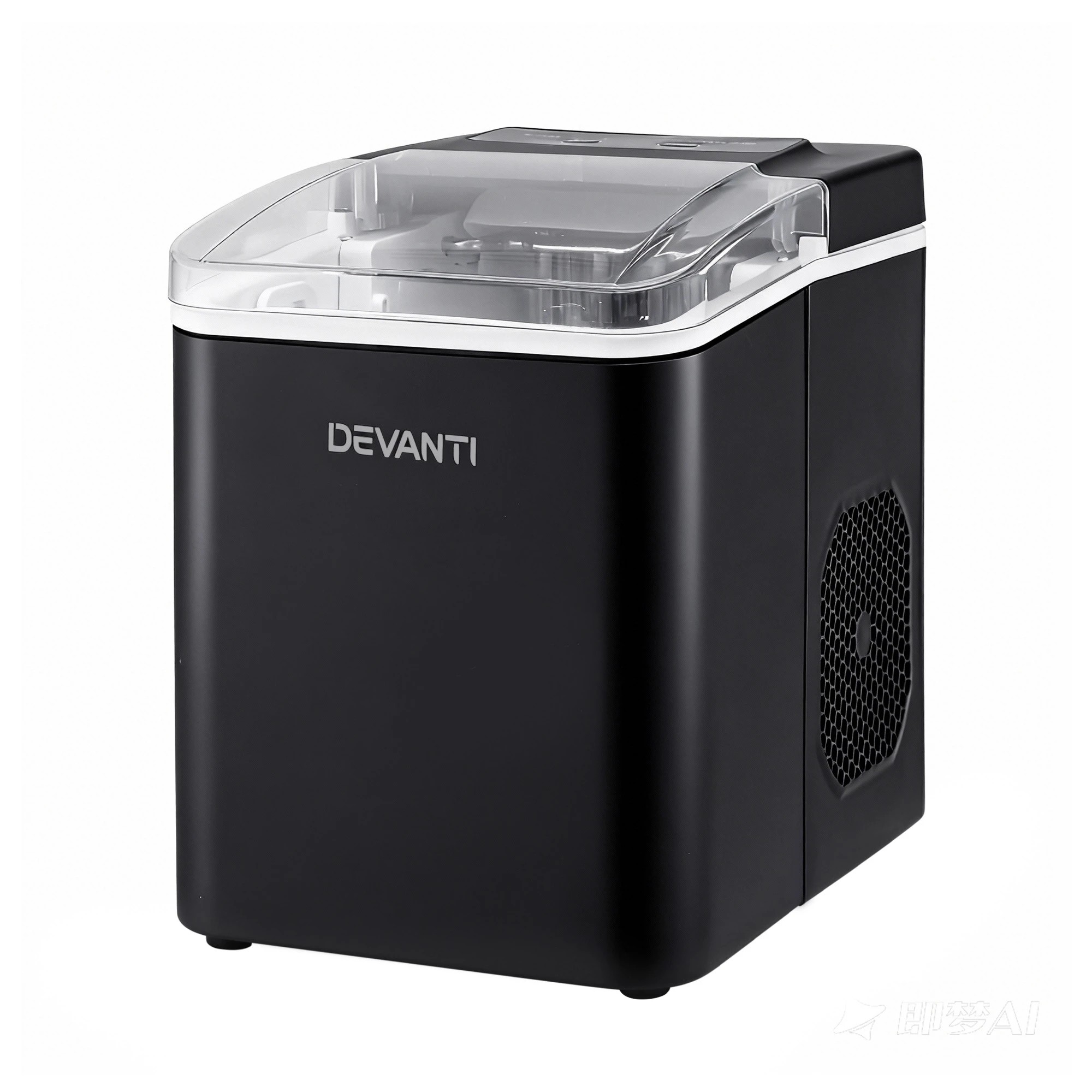 4 Devanti Ice Maker Machine Portable  Countertop w/Self Cleaning - Black, 4 of 10