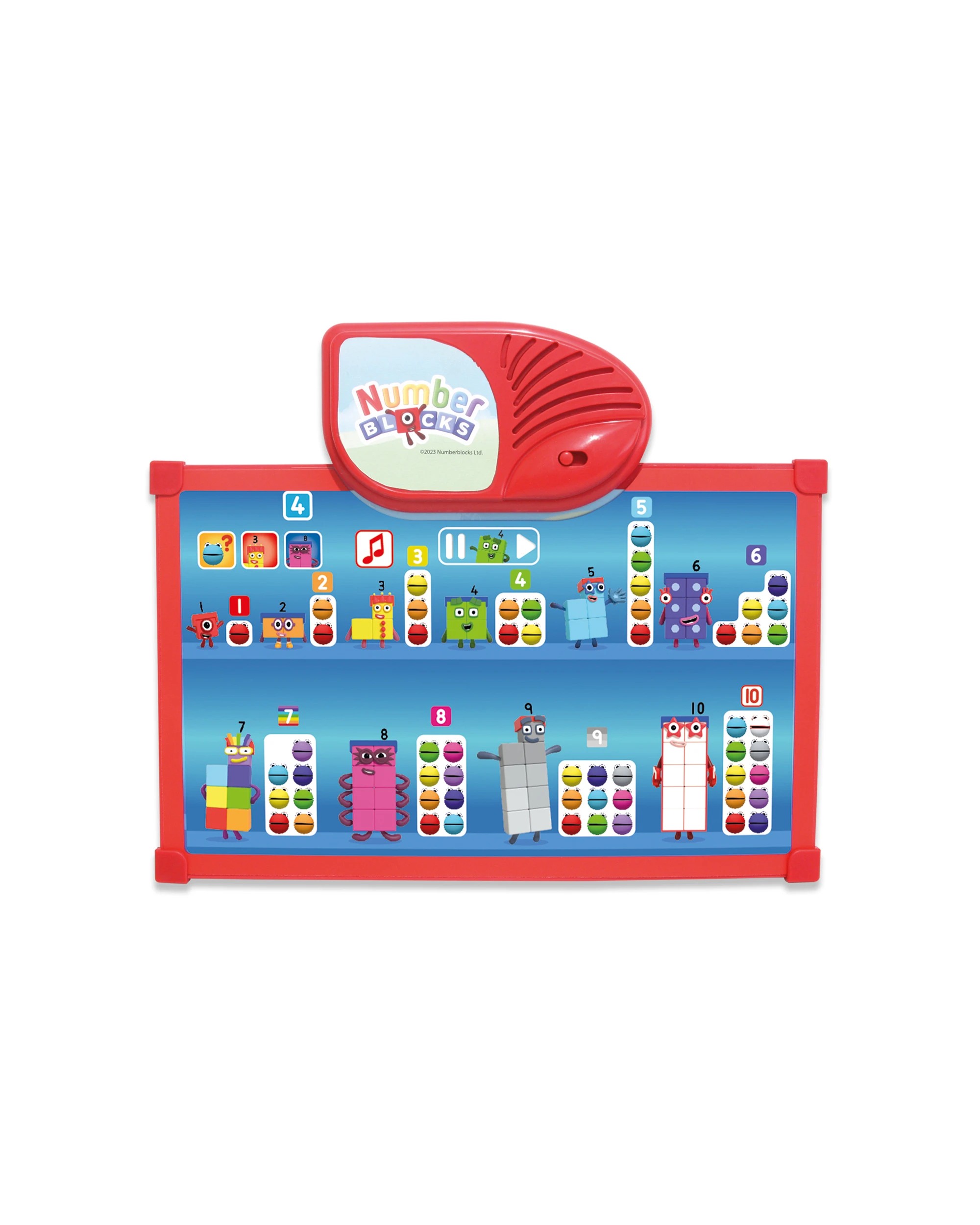 6 Numberblocks - Clip & Learn Number Fun, Meet the Numbers Activity Game, Ages 3+ - Multi, 6 of 6