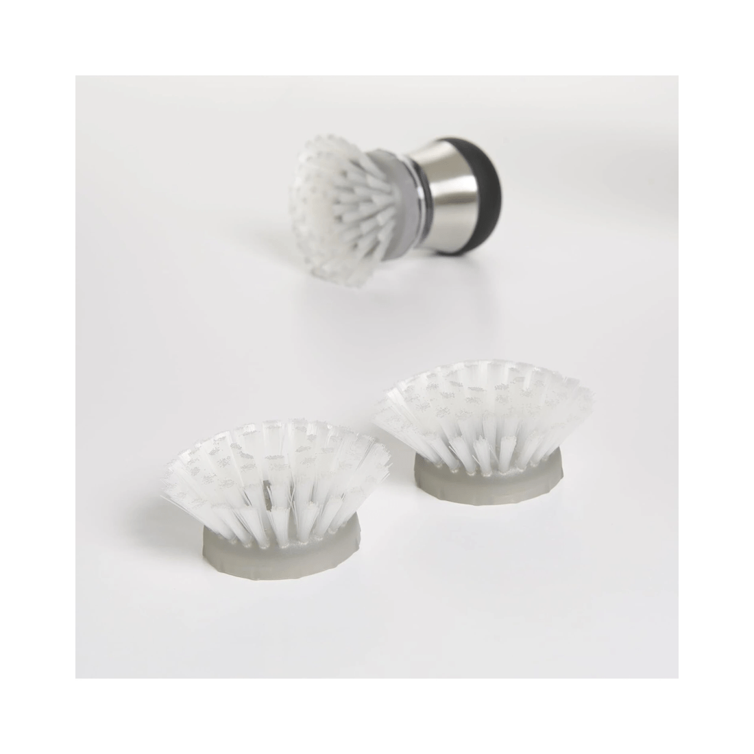 2 OXO Steel Soap Dispensing Palm Brush Refills 2-Pack, 2 of 7