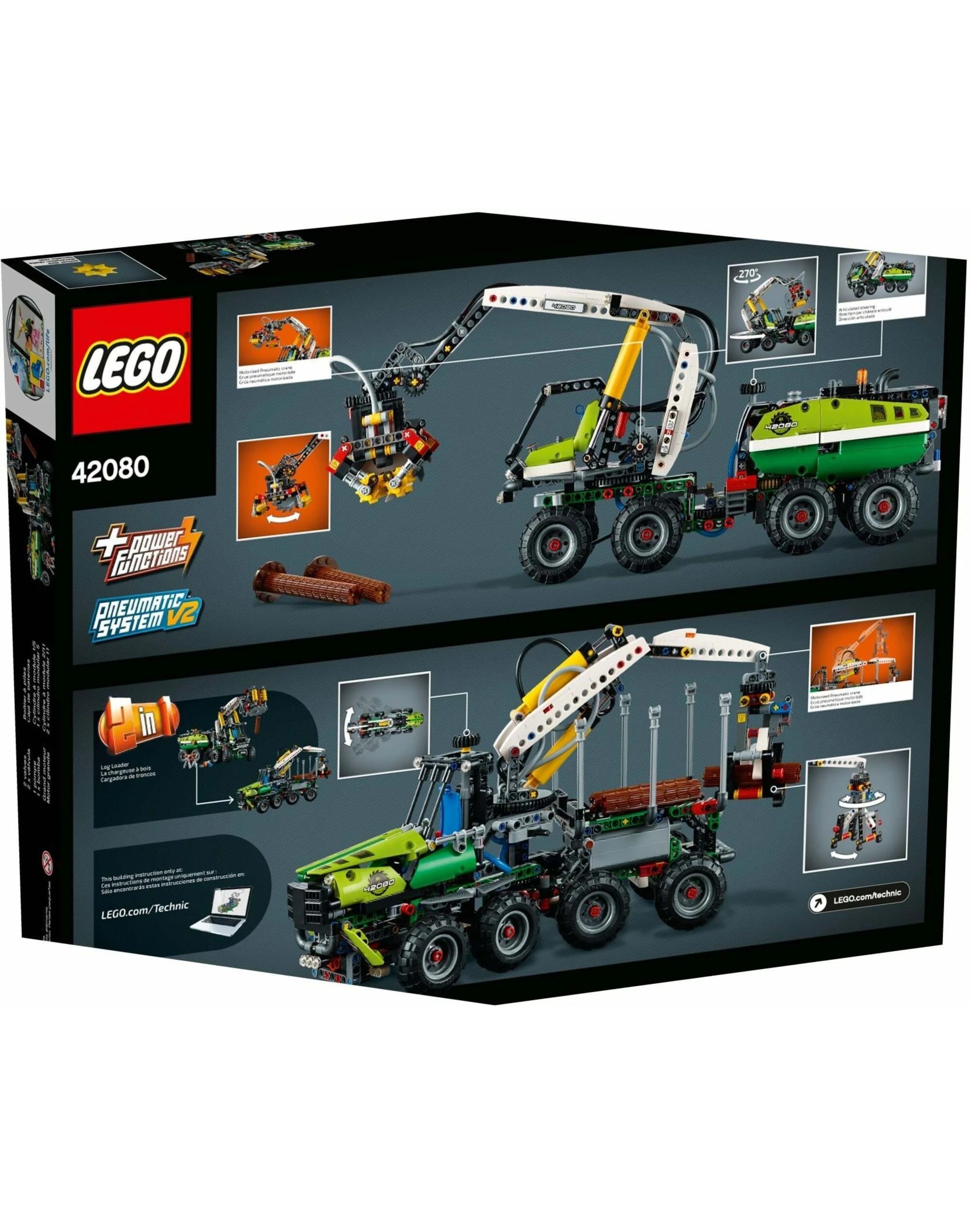 4 LEGO 42080 Forest Machine: Technic Harvester with Power Functions, 4 of 5