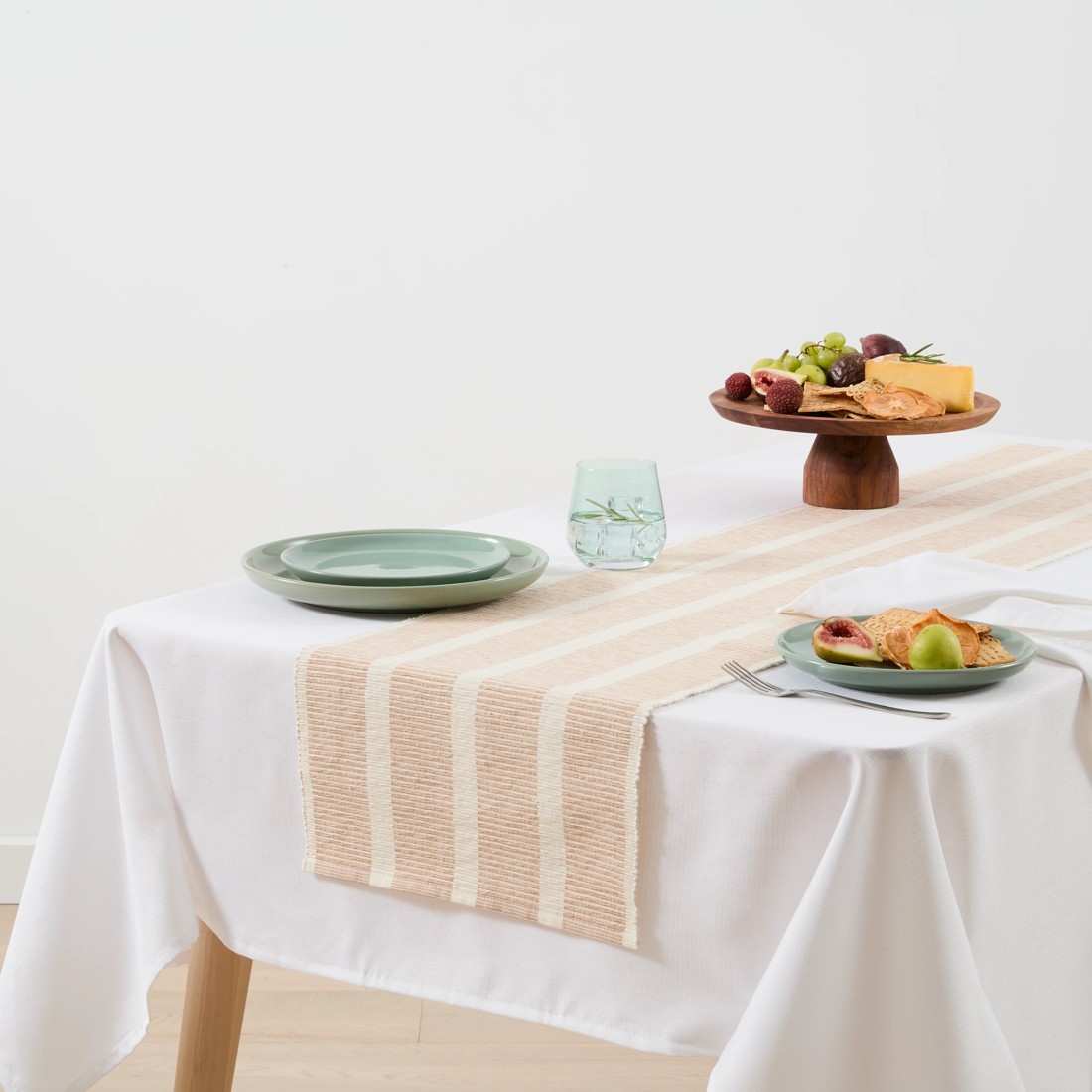 1 Sand Ribbed Table Runner, 1 of 6
