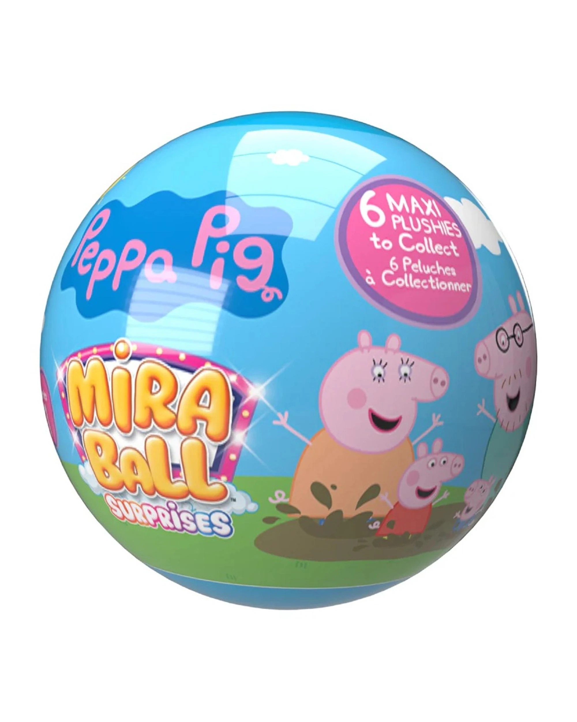 1 Miraball Surprises Peppa Pig Plush Blind Ball, 1 of 10
