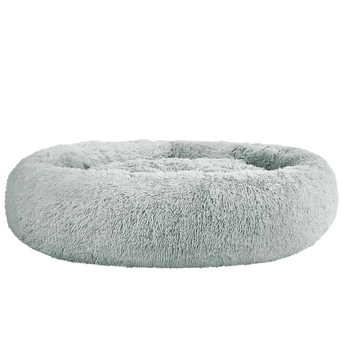 1 i.Pet Pet Bed Dog Cat 110cm Calming Extra Large Soft Plush - Grey, 1 of 6