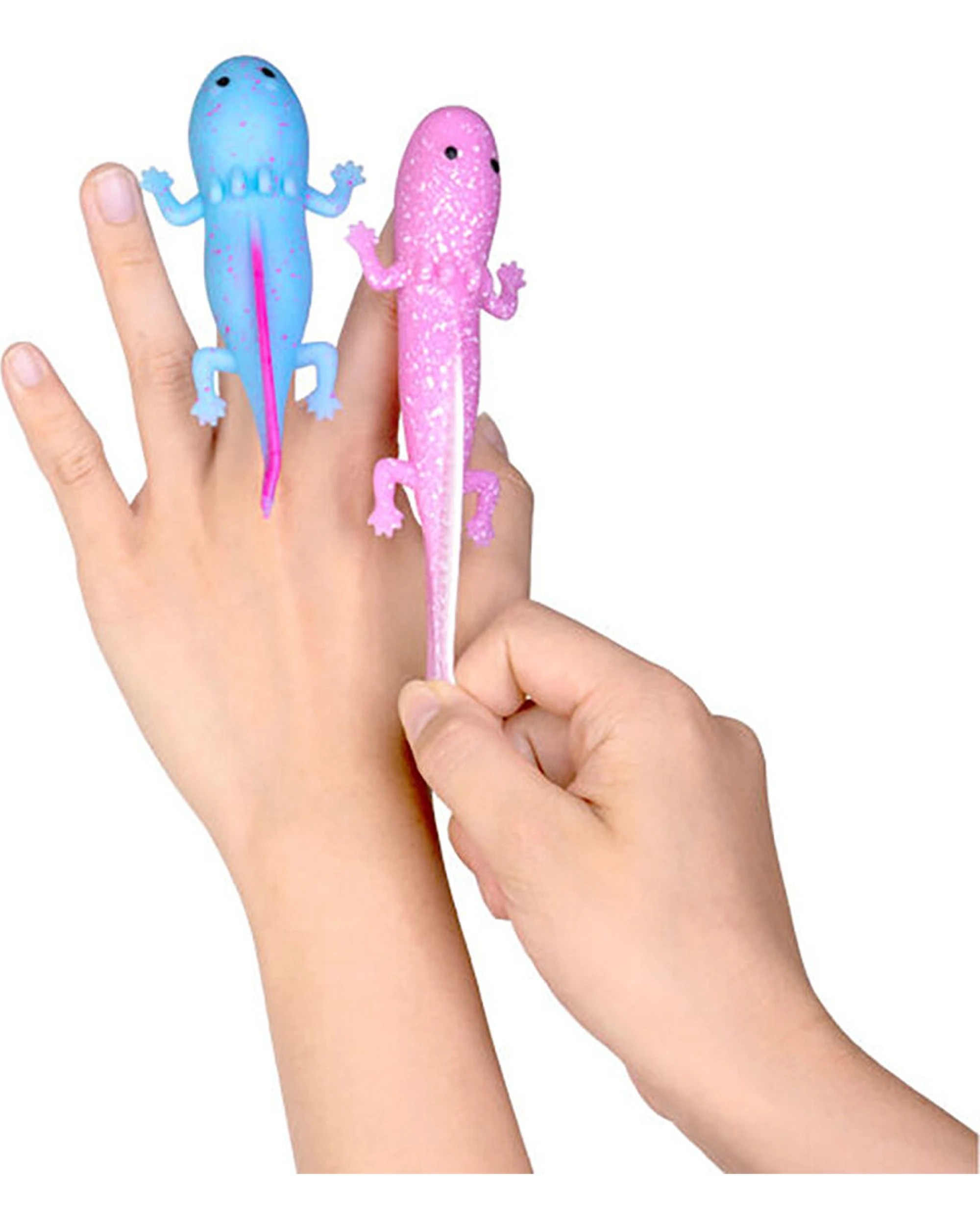 3 Axolotl 2pc Squishy Stretchy Rubber Flingers Toy - Multi, 3 of 5