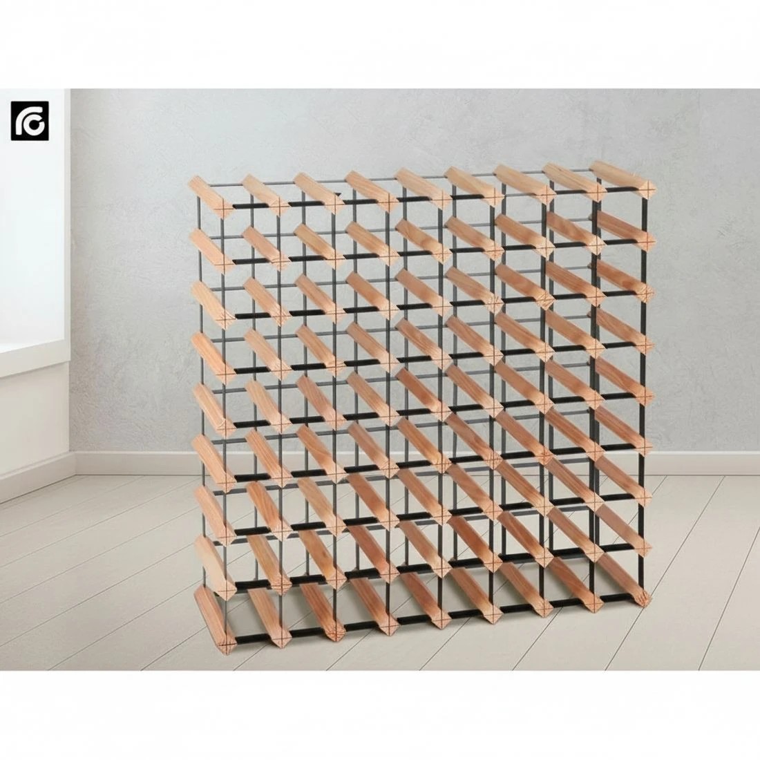 5 Artiss Wine Rack 72 Bottle - Natural, 5 of 10