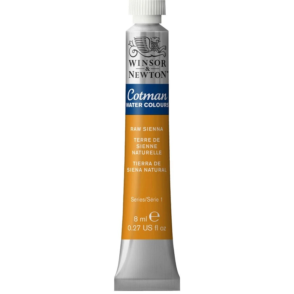 1 Winsor & Newton Cotman Watercolour 8mL Raw Sienna, 1 of 1