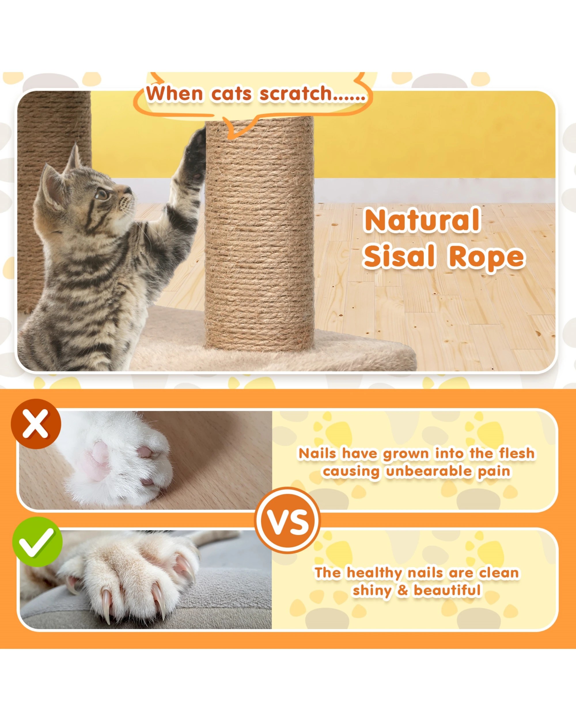 5 Advwin 101cm Cat Tree Tower, 5 of 7