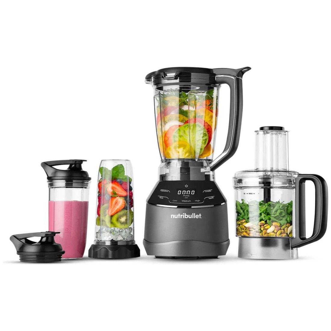 1 NUTRIBULLET Triple Prep System Black, 1 of 5